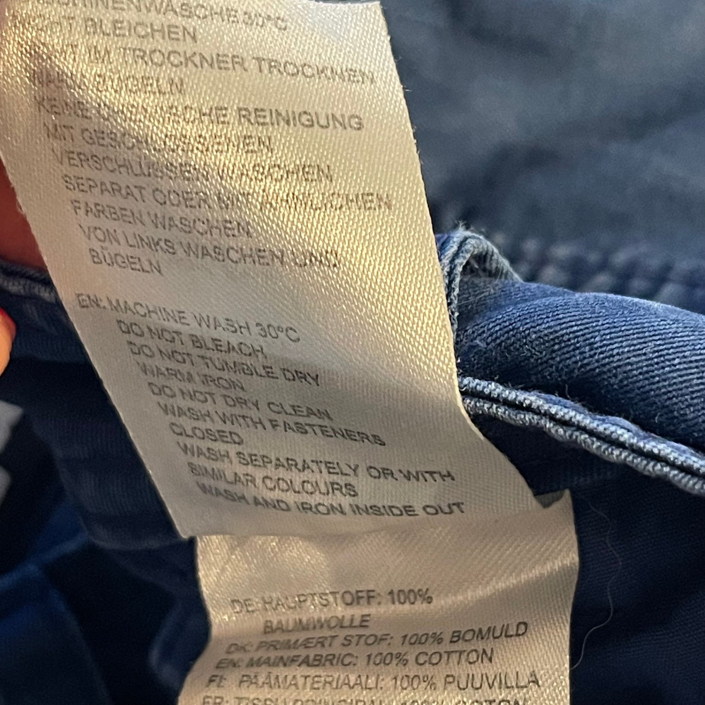 Kletter Hose von Maloja (XS Damen) pure Baumwolle blau