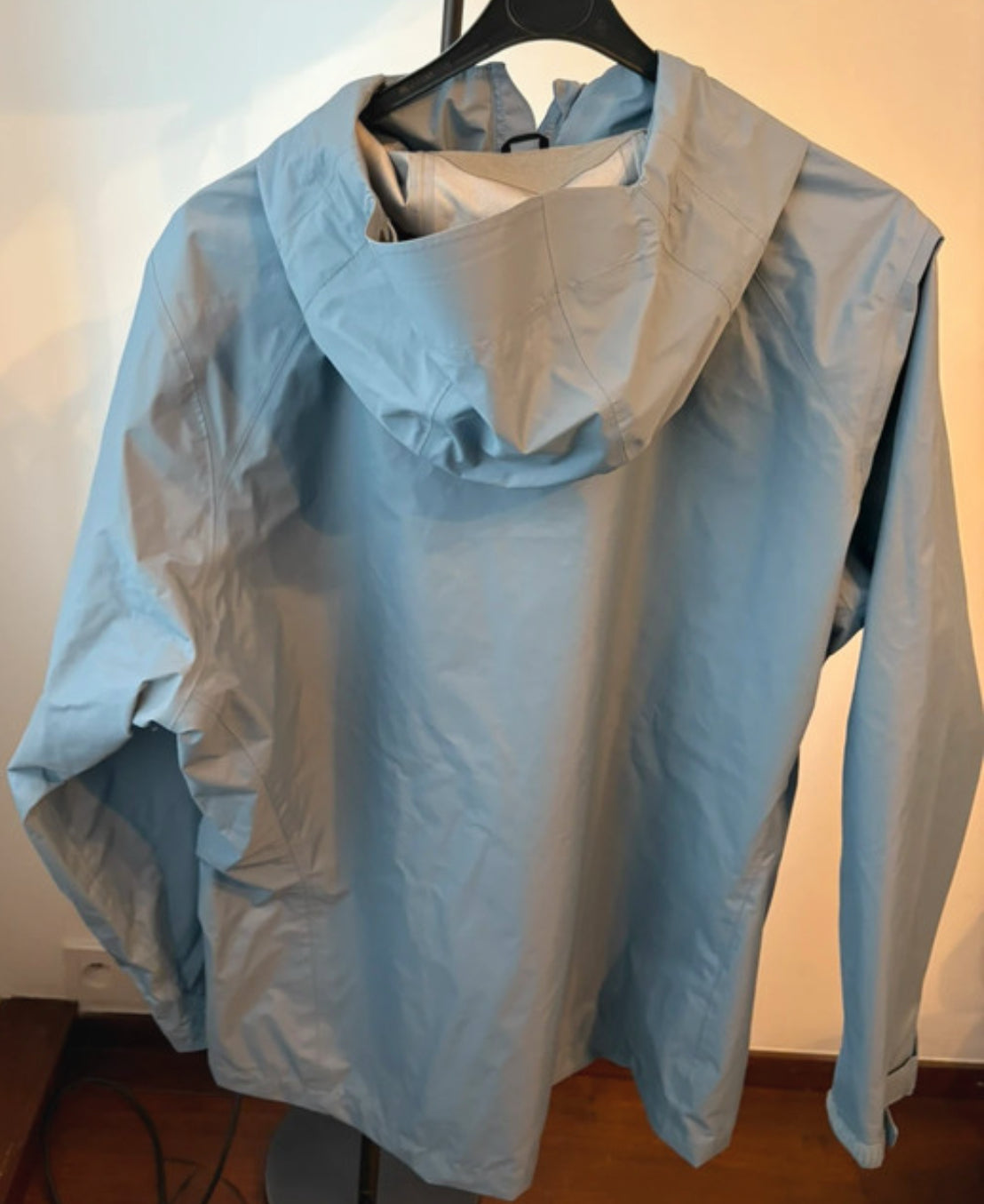 Hardshell Jacke von Patagonia (XL Damen) Regenjacke stahlblau