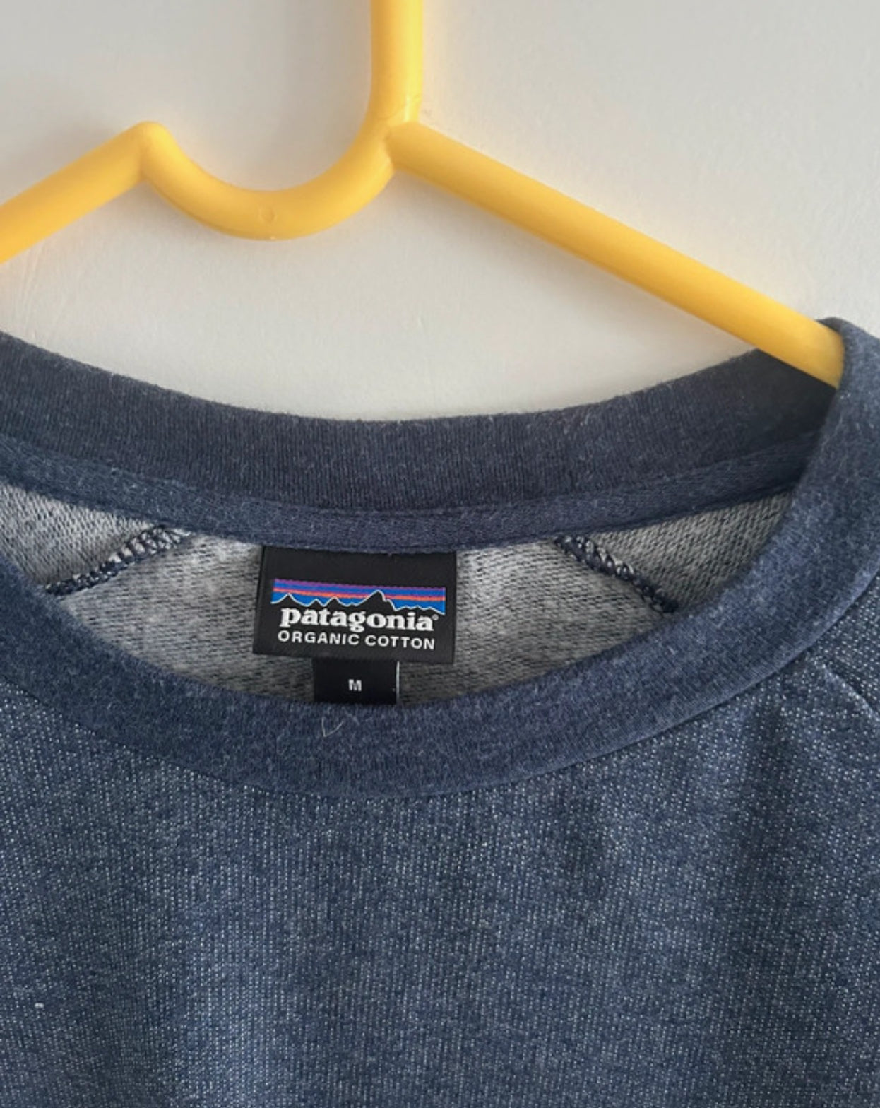 Leichter Pullover / Longsleeve (M Herren) Patagonia blau mit Backprint