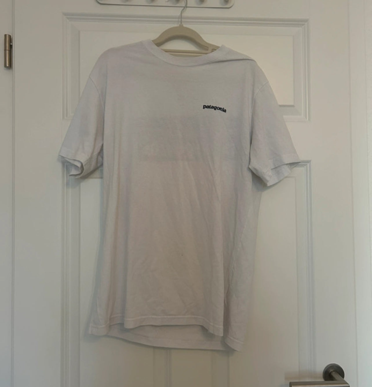 Patagonia T-Shirt (XXL Herren) Organic Cotton weiß mit Backprint