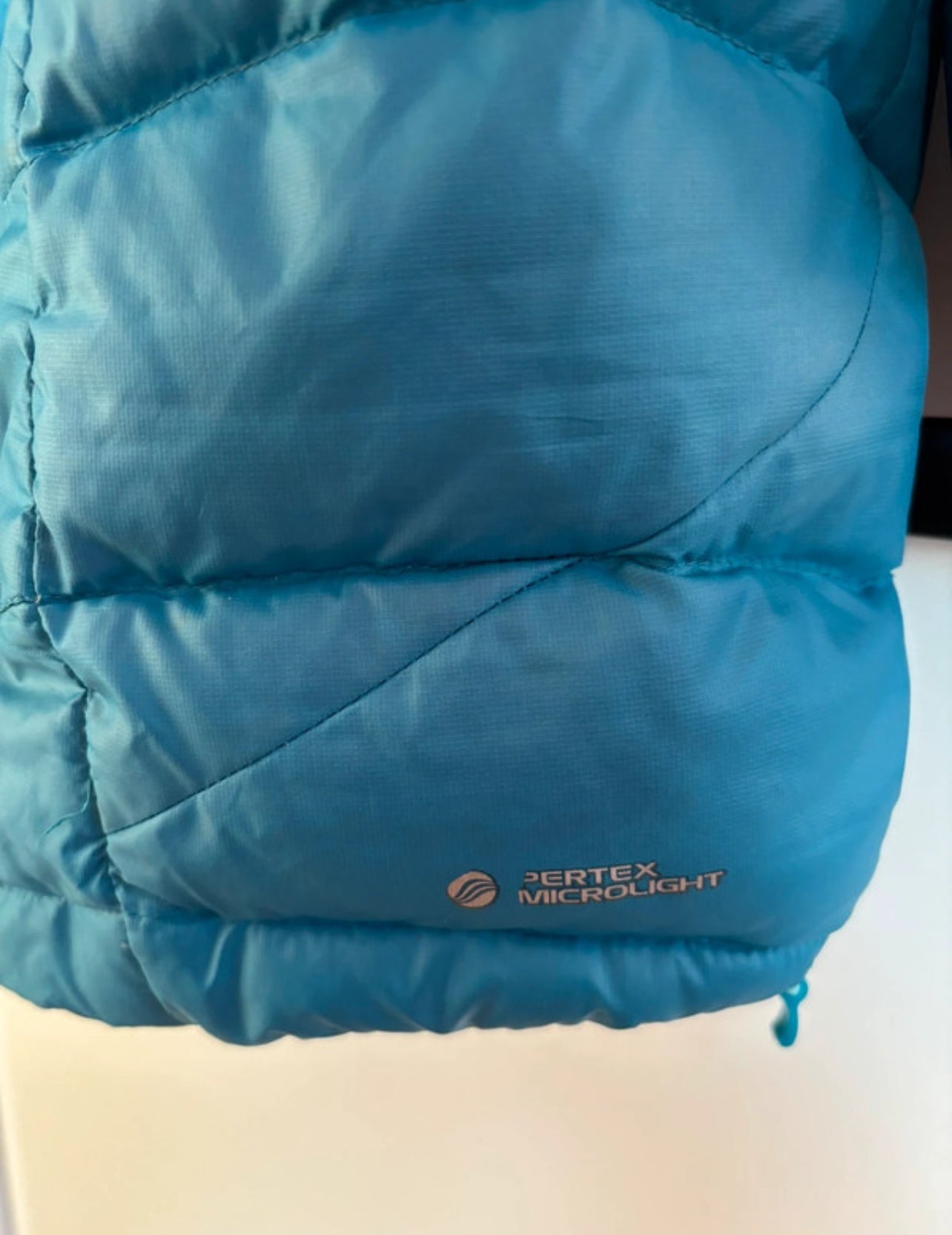 Lange Daunen Jacke von Mammut (S Damen) Parka petrolblau