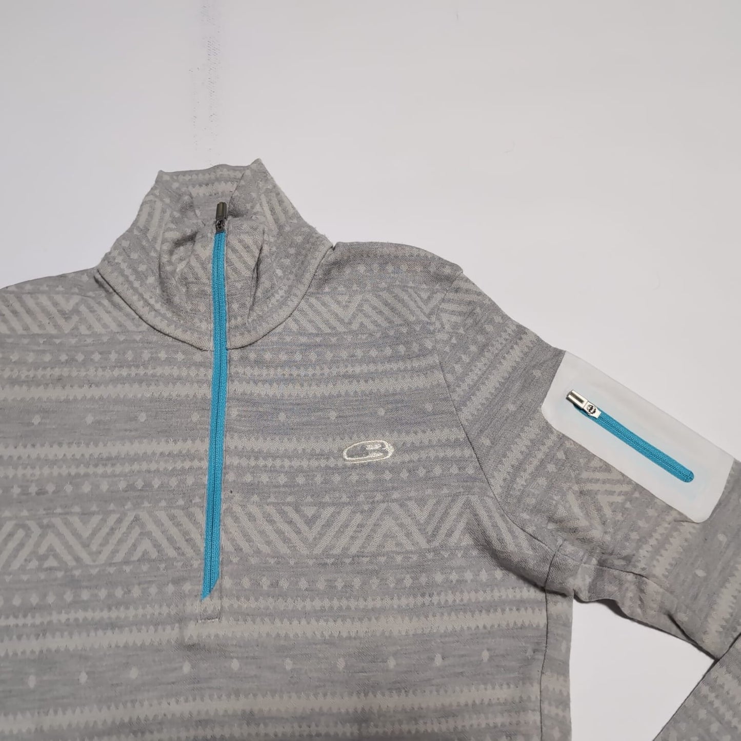 Longsleeve von Icebreaker (M Damen) Merino 260 grau gemustert