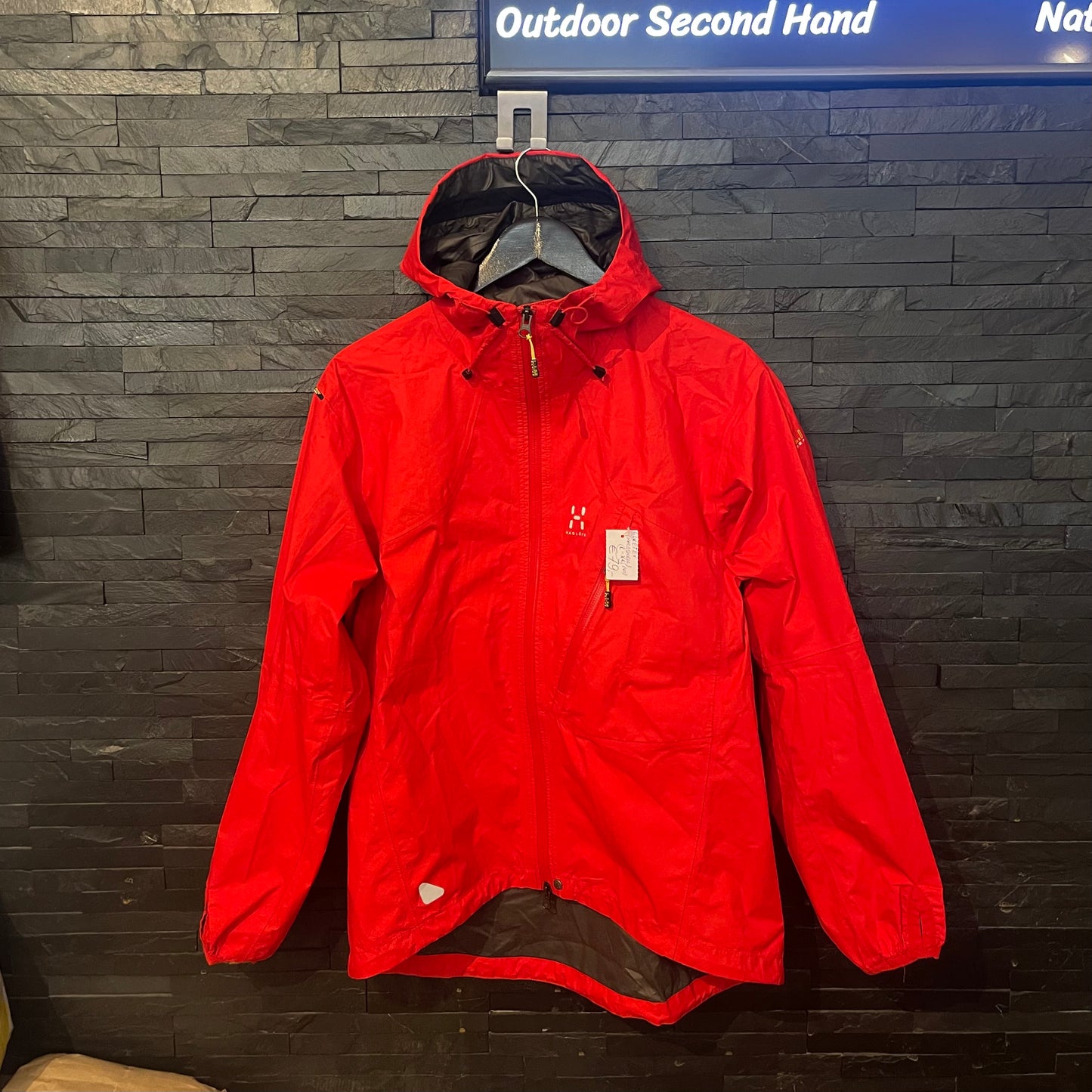 Leichte Hardshell Jacke von Haglöfs (XL Damen) GoreTex rot