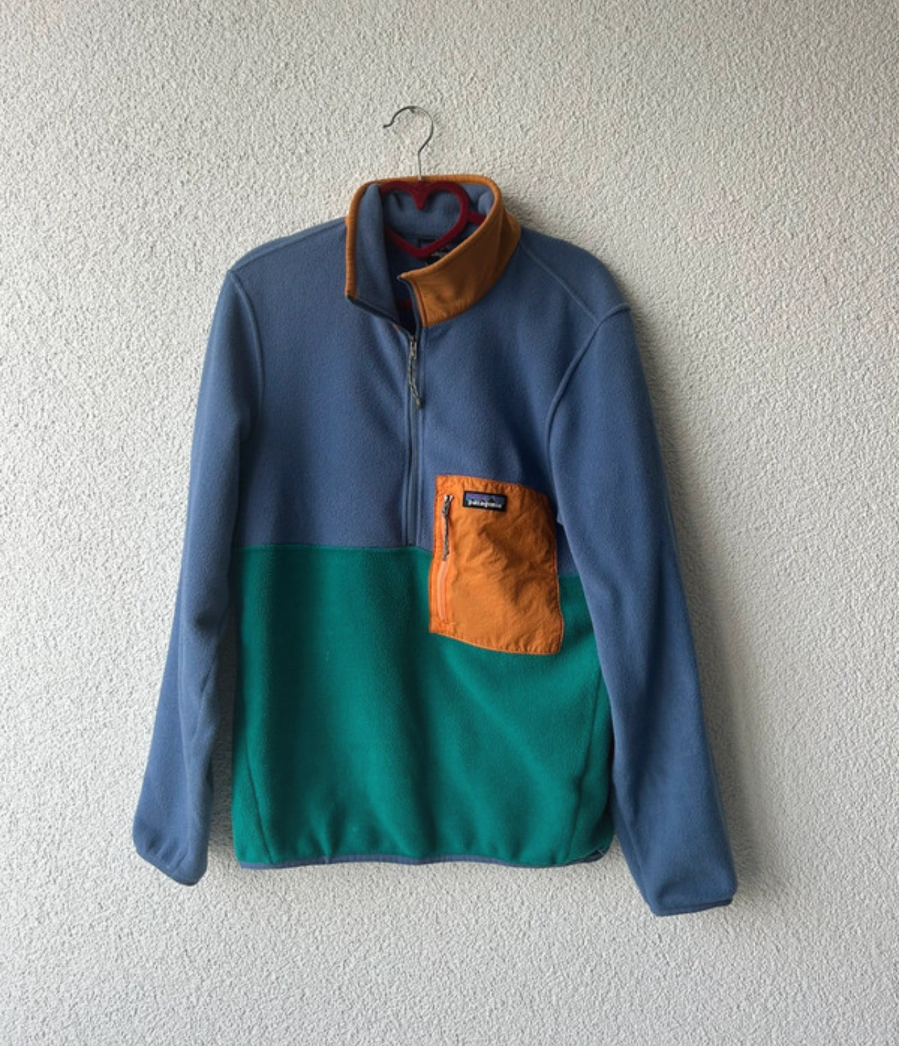 Fleece Pullover Patagonia (S-M Herren/ L Damen) blau- grün
