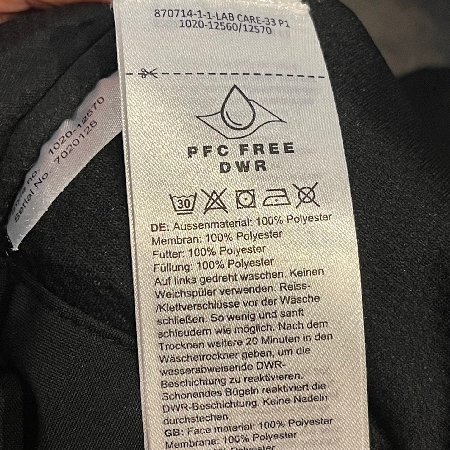 Ski Hose von Mammut Schoeller (S Damen) schwarz