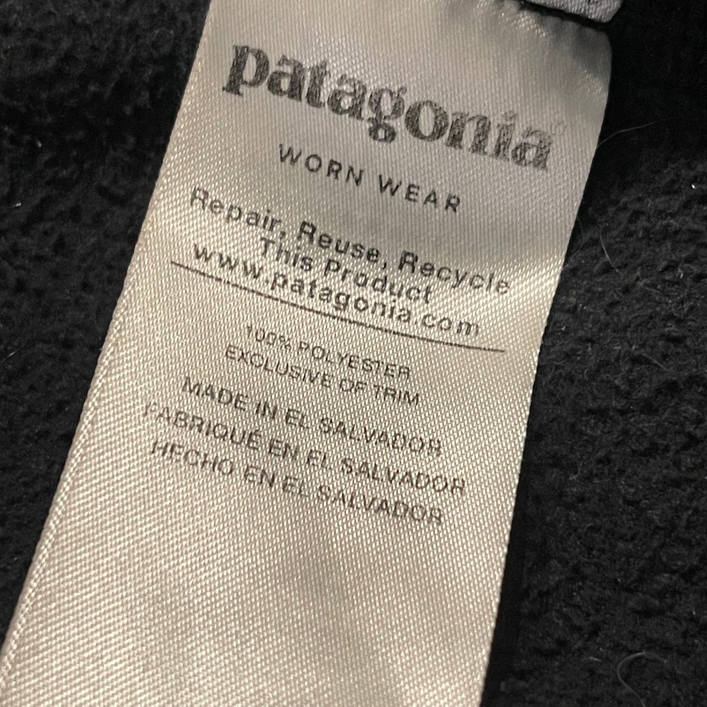 Patagonia Fleece Jacke XXXL Unisex schwarz