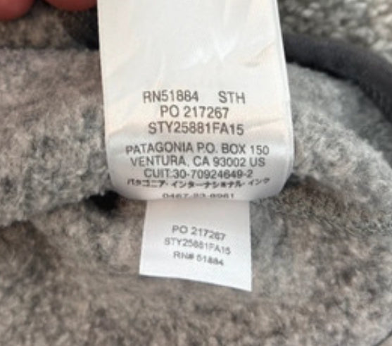 Patagonia Better Sweater Weste (M Herren) Strickoptik Fleece grau