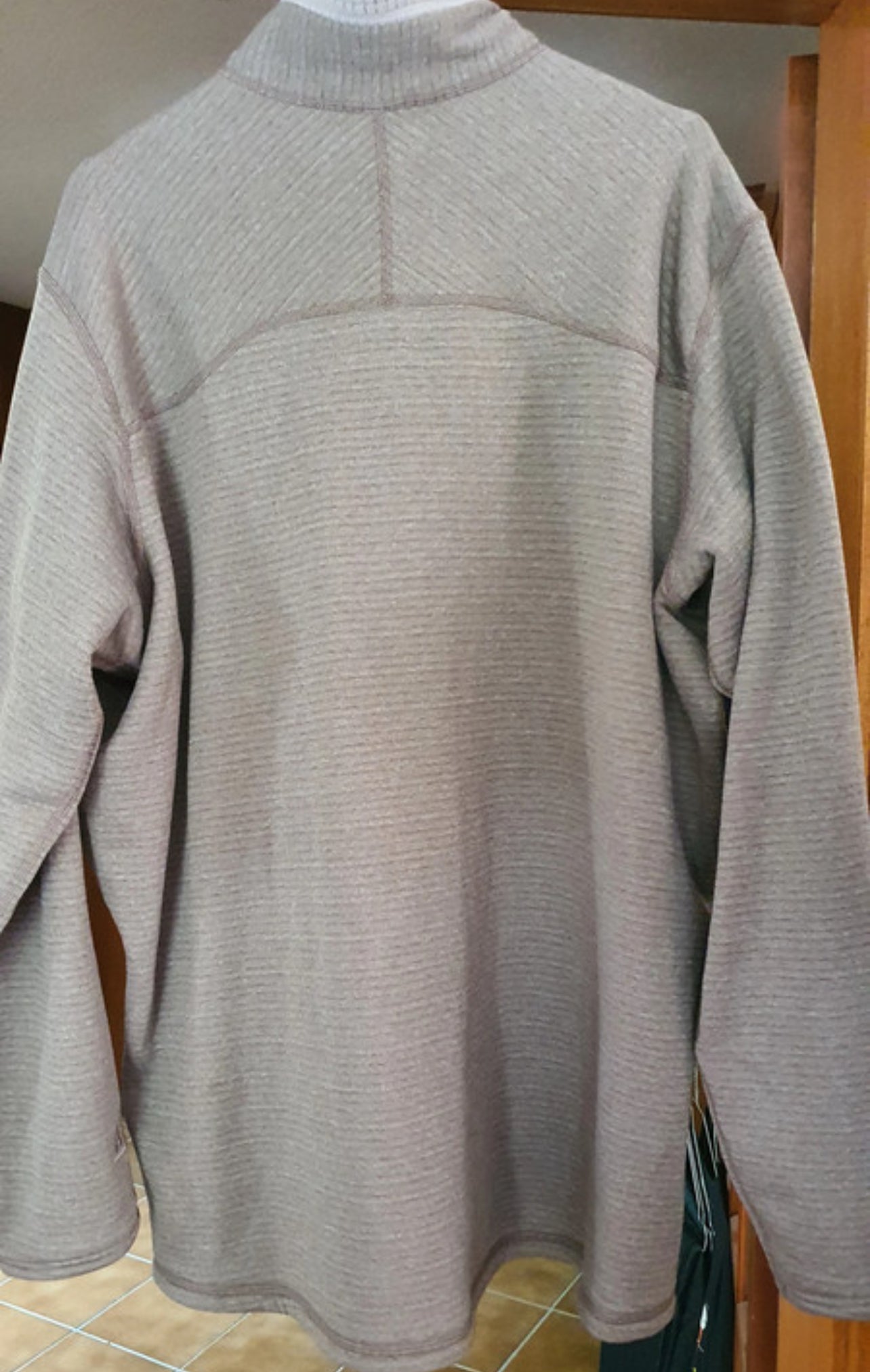 Patagonia Fleece Jacke R1® Polartec (XL Herren) beige-grau