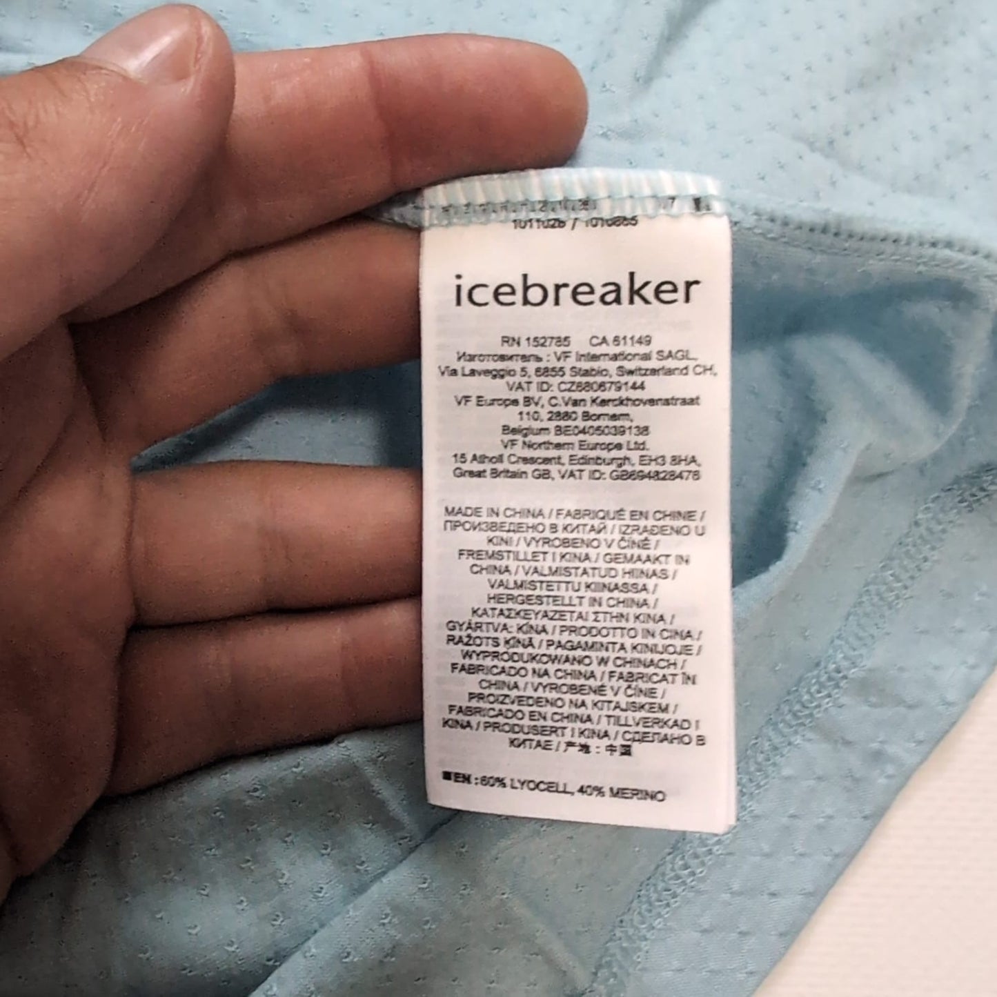 Tank Top von Icebreaker Merino (M Herren) Sport Shirt blau