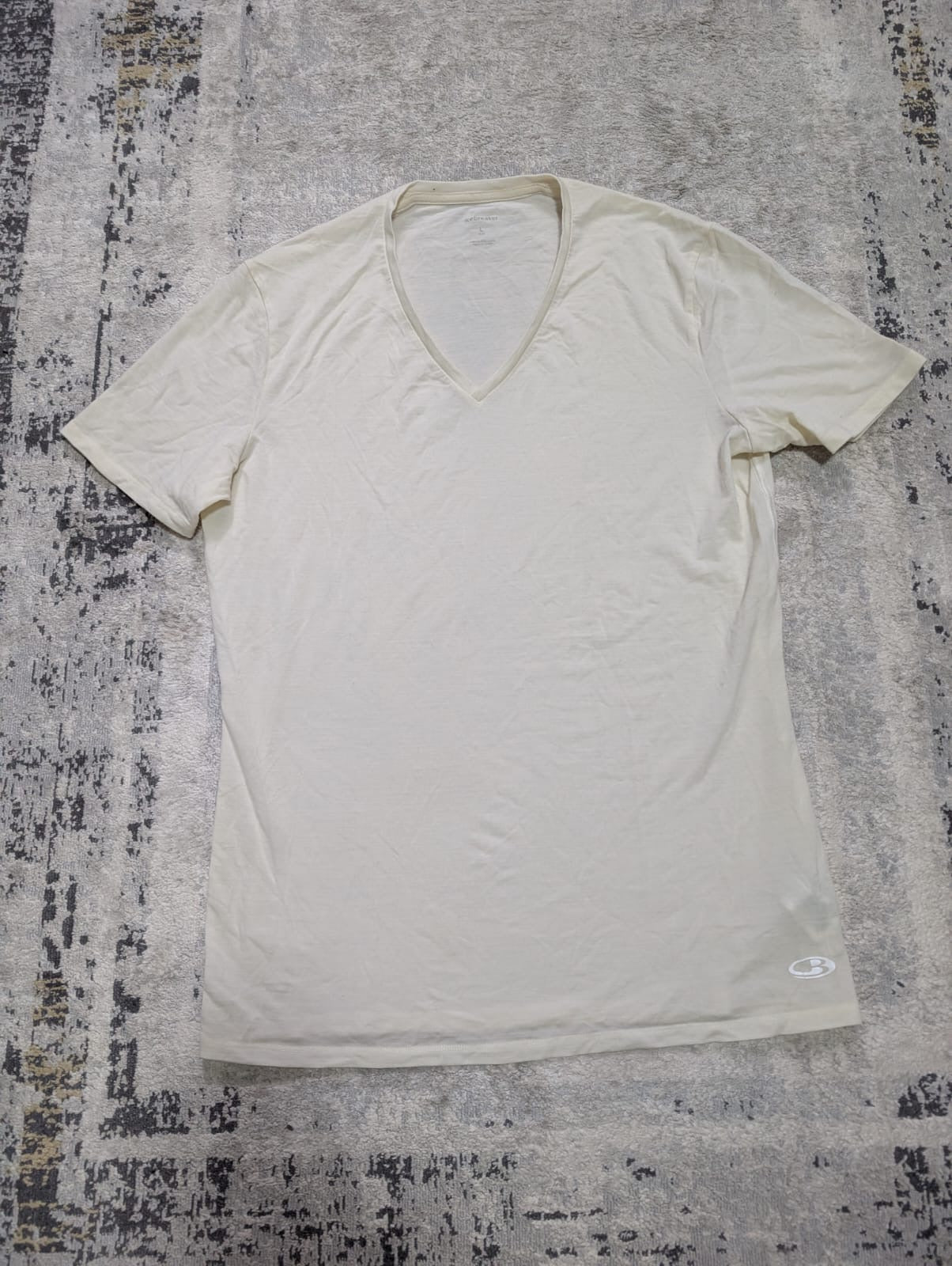 T-Shirt von Icebreaker Merino (L Herren) weiß