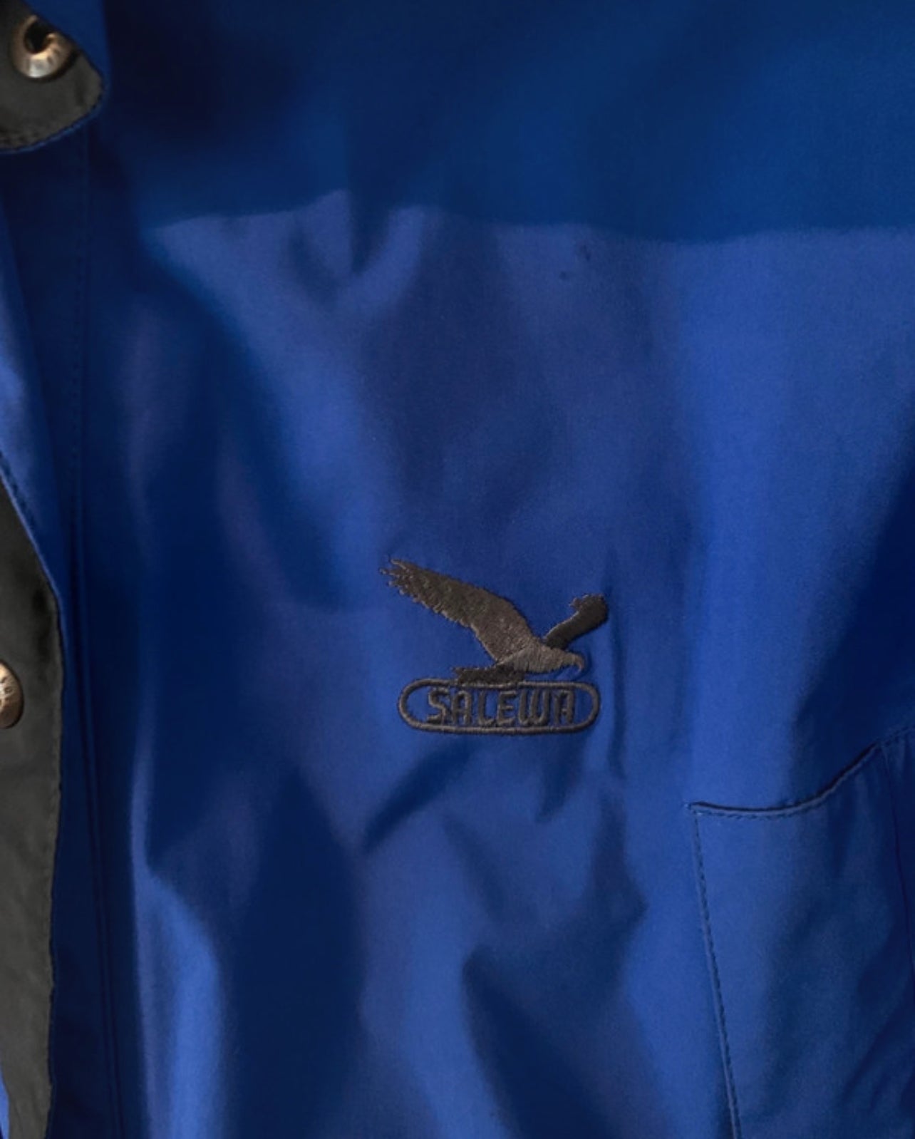Regen Jacke von Salewa (M Herren) Goretex wasser-, winddicht blau