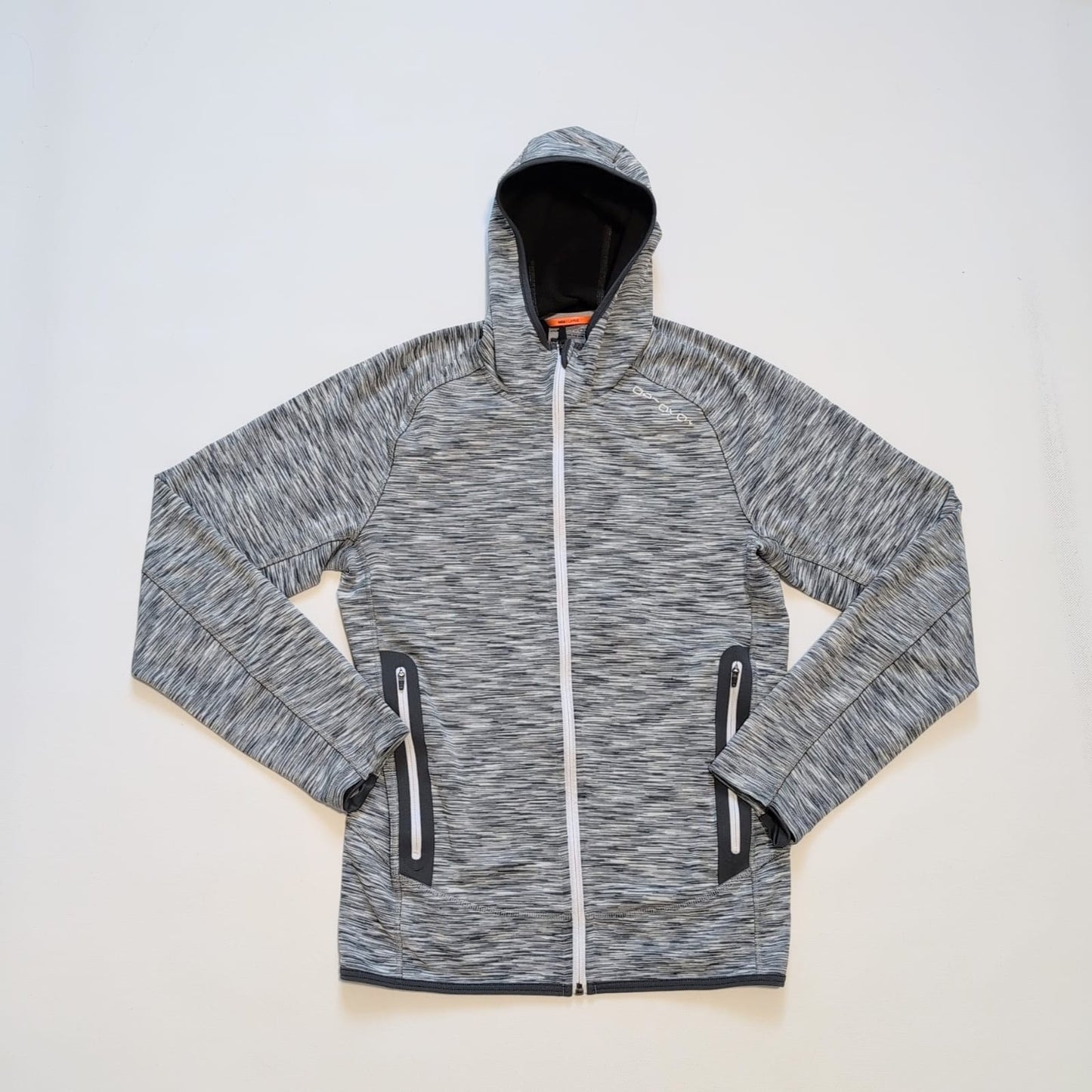 Jacke Ortovox Merino inside (L Herren) Fleece Hoodie grau meliert