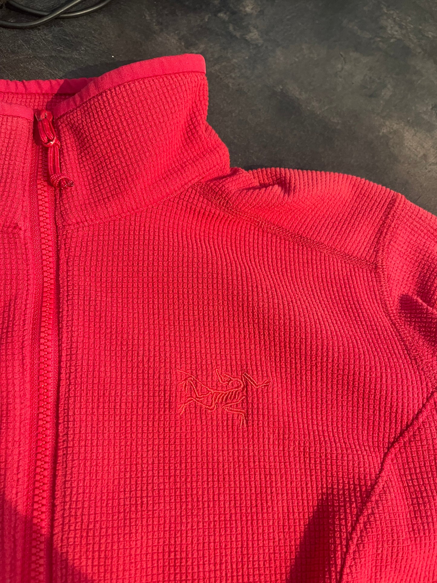 Jacke von Arcteryx (S Damen) Waffel Fleece Sweatshirt Magenta