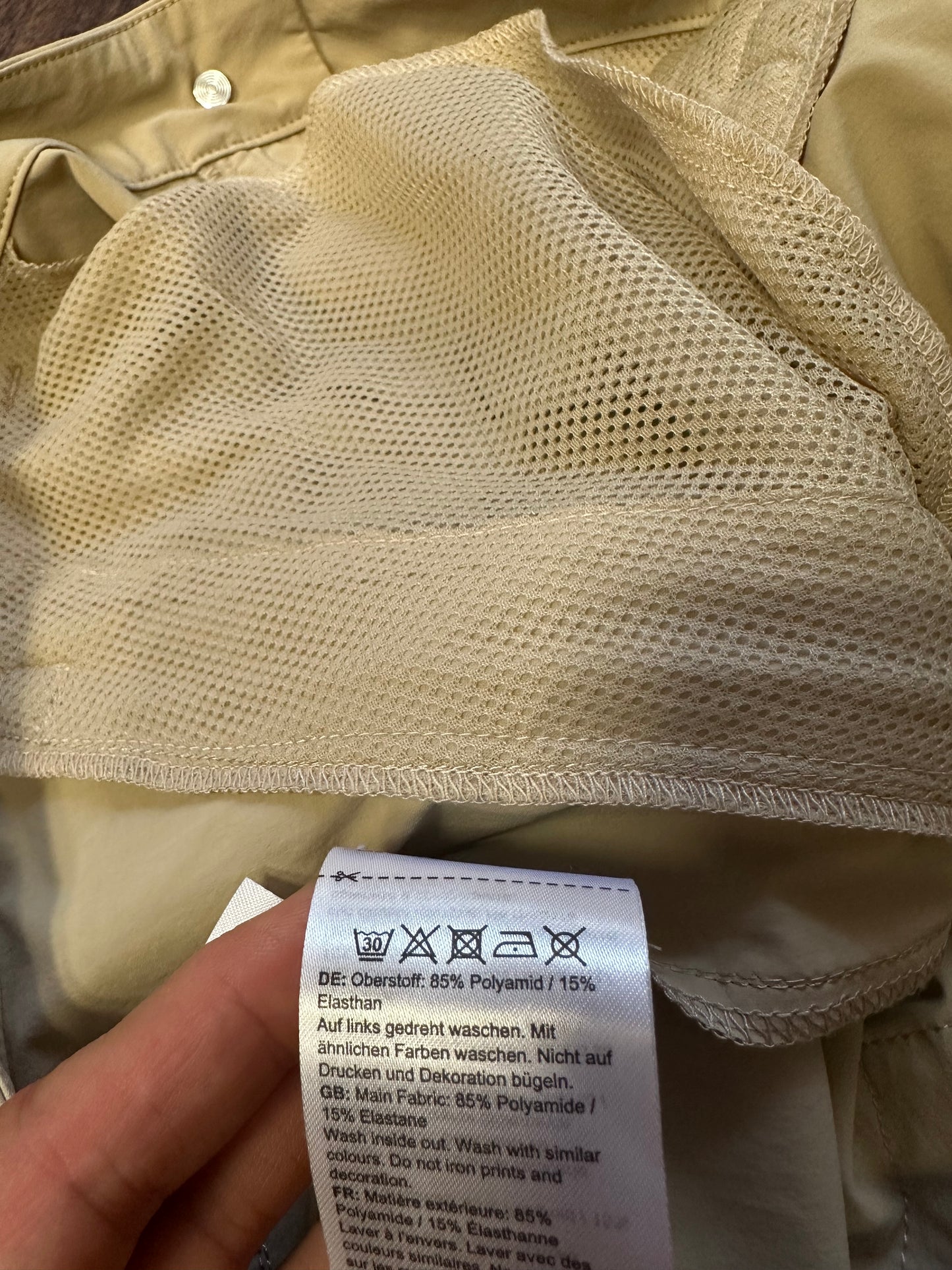 2/3 Wanderhose von Mammut (XXL-3XL: 46 Damen) Bermuda Shorts beige