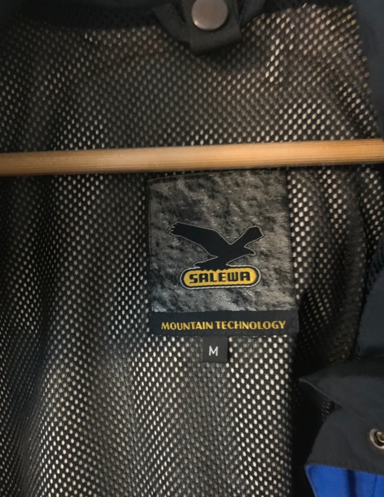 Regen Jacke von Salewa (M Herren) Goretex wasser-, winddicht blau