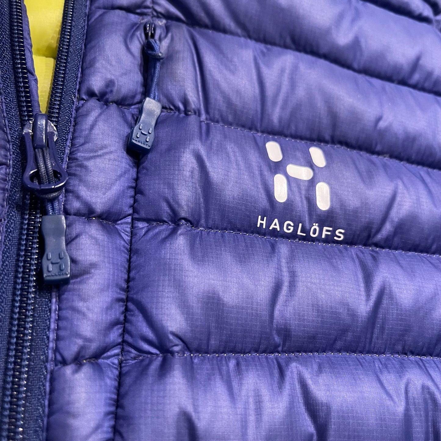 Daunen Stepp- Jacke von Haglöfs M (Herren) blau