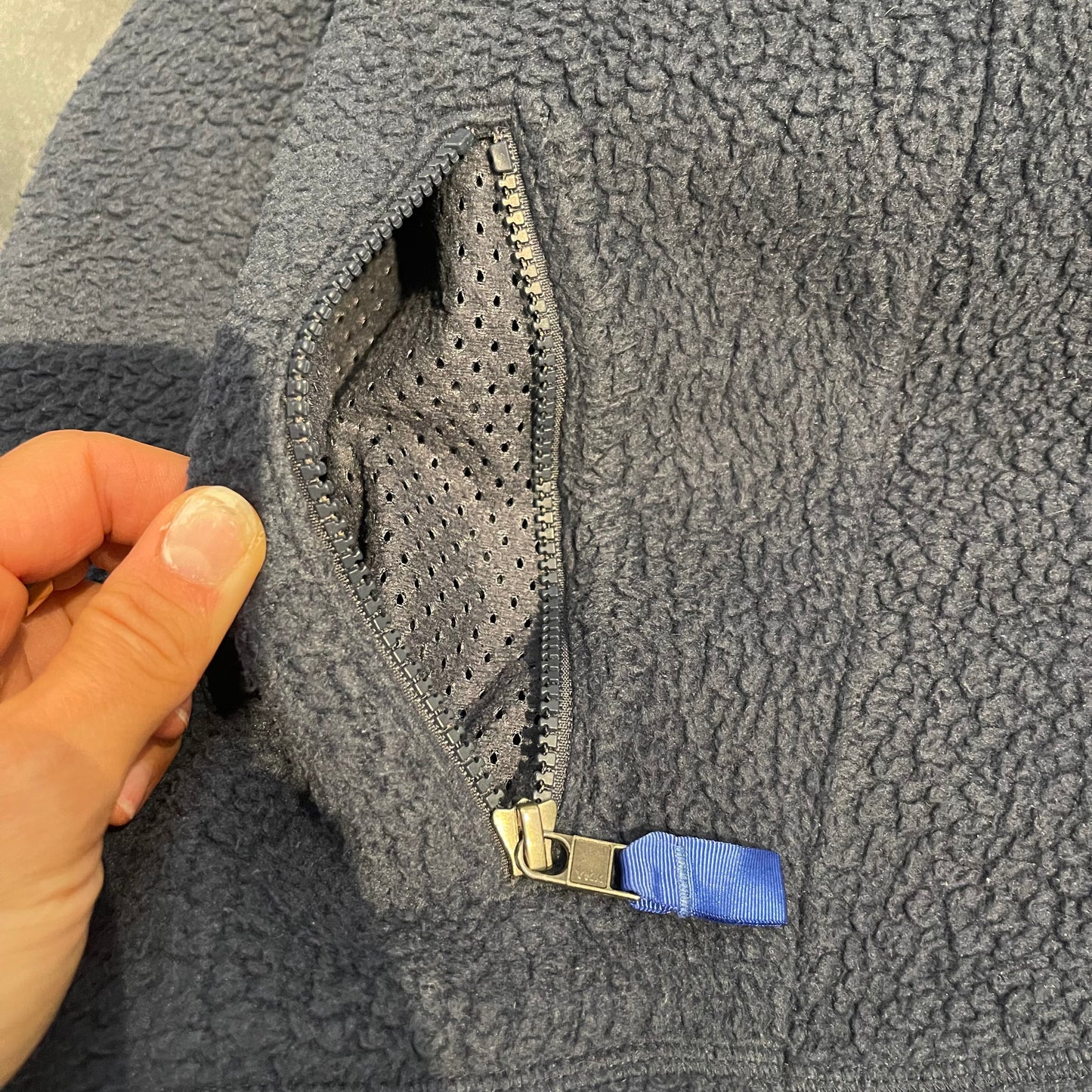Retro Pile Weste von Patagonia (M Herren) Teddy Fleece dunkelblau