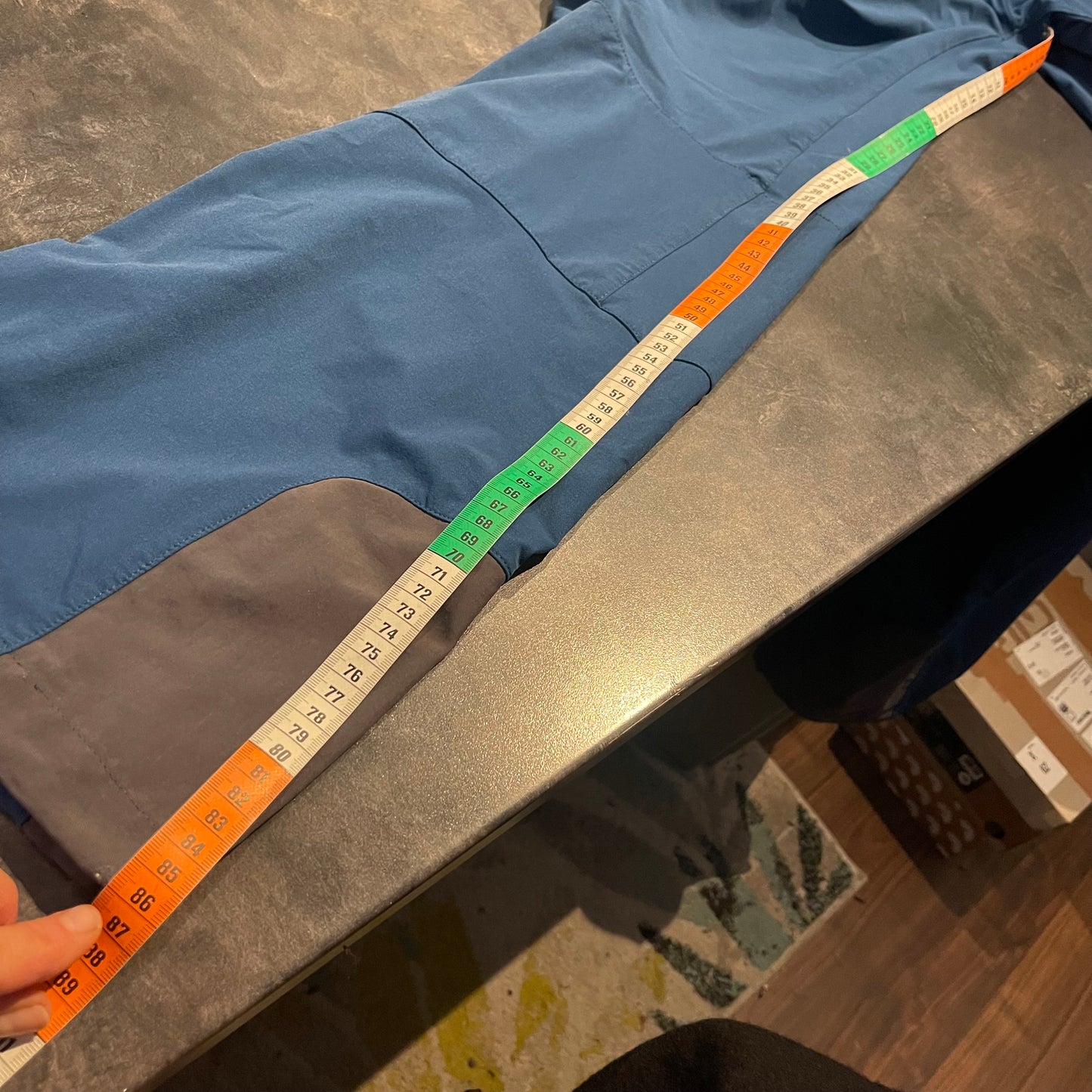 Touren Hose von Vaude (L Herren) Stretch Windproof 80 blau