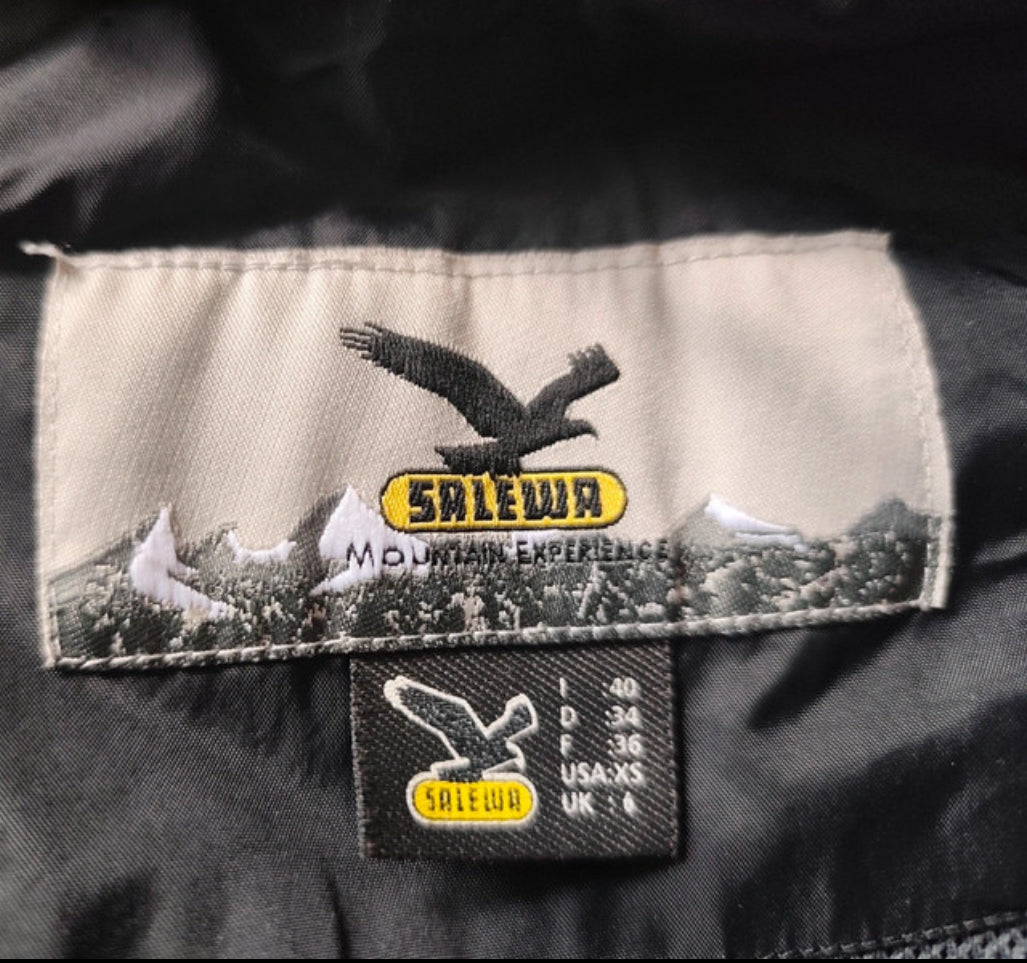 Regen Jacke von Salewa (XS/S Damen) wasser-, winddicht schwarz