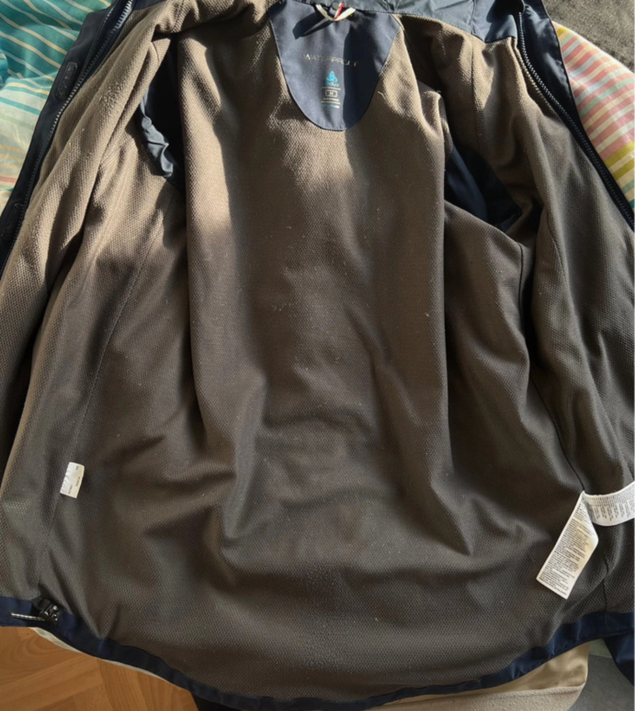 Waterproof Jacke von Odlo (M Damen) 2-lagig dunkelblau
