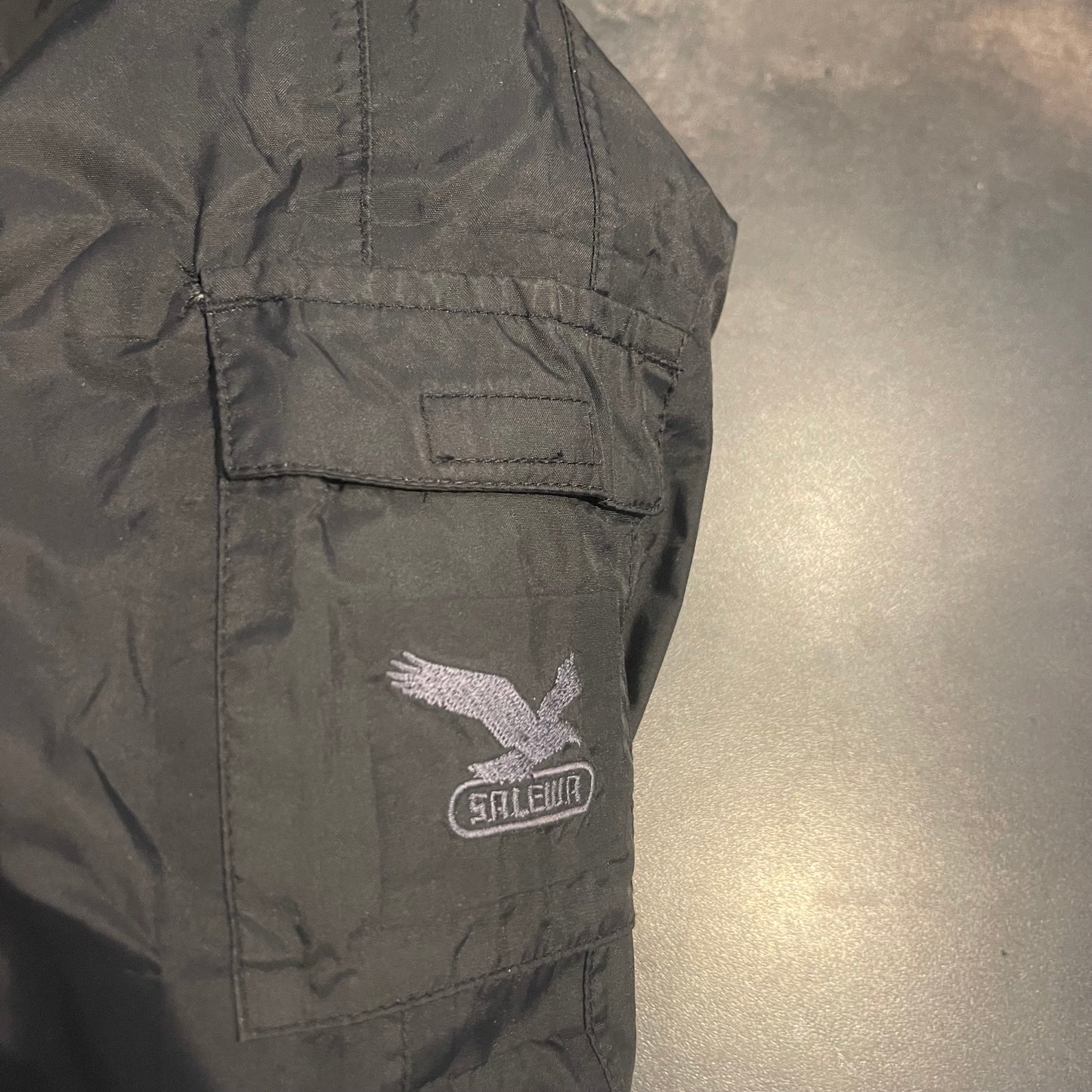 Regen Jacke von Salewa (XS/S Damen) wasser-, winddicht schwarz