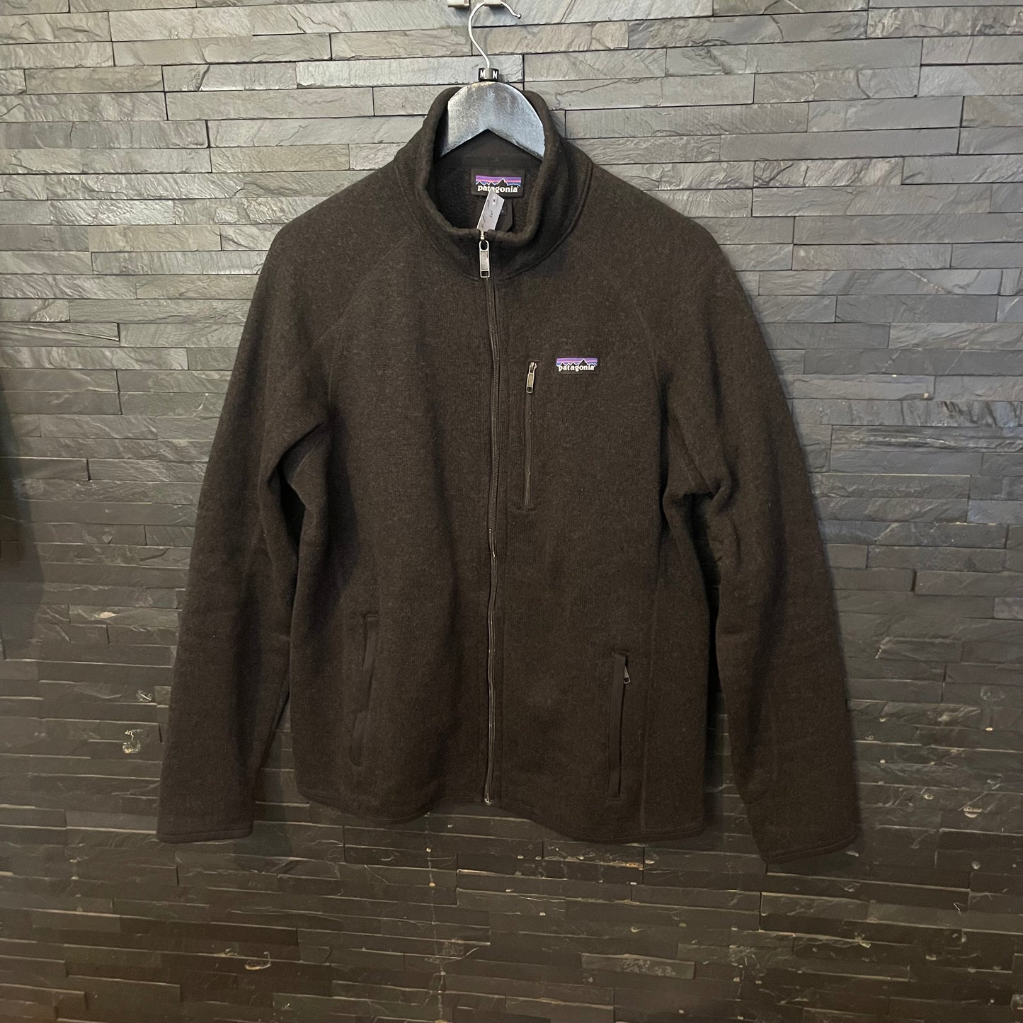 Zipper Fleece Jacke von Patagonia M (Herren) Better Sweater schwarz