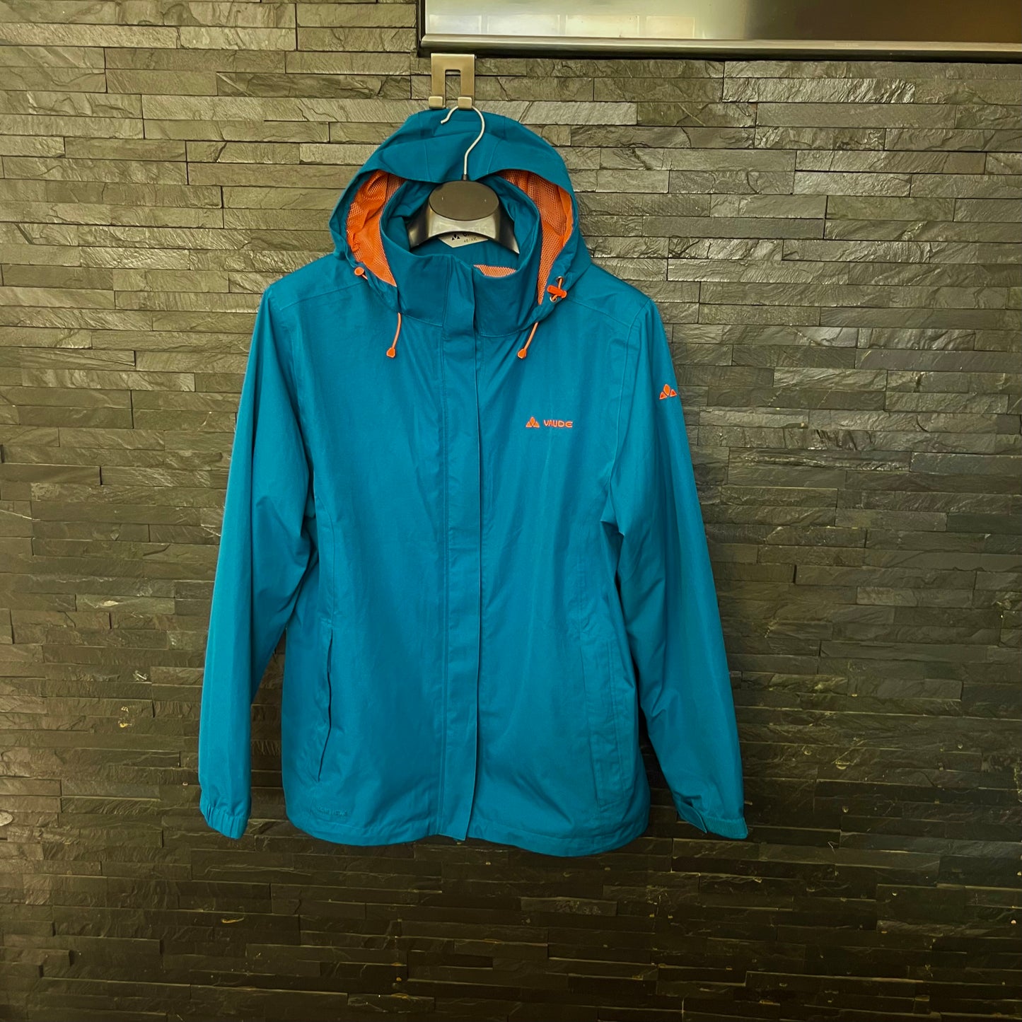 Regen Jacke von Vaude (XXL Damen) türkis blau