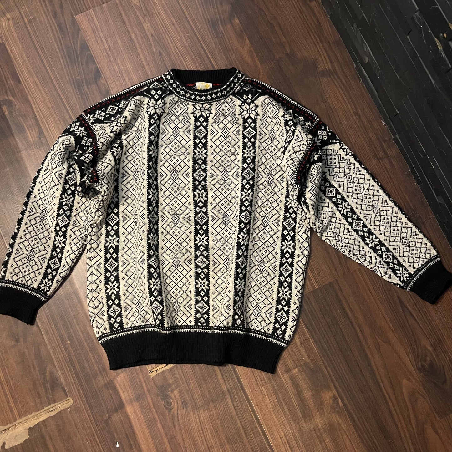 Strick Pullover von Dale of Norway (XL /XXL) schwarz weiß