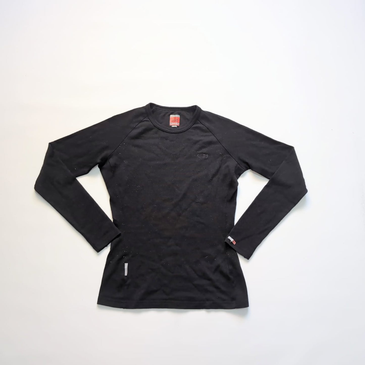 Longsleeve Icebreaker (XS Damen) Merino 260 schwarz