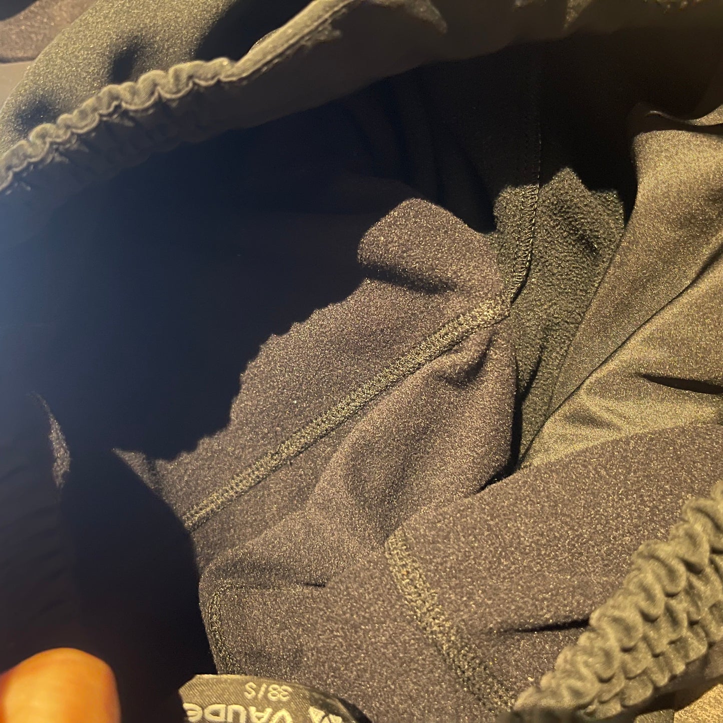 Elastische Hose von Vaude (S bis M : 38 Damen) Softshell schwarz