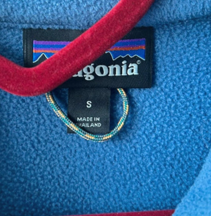 Fleece Pullover Patagonia (S-M Herren/ L Damen) blau- grün