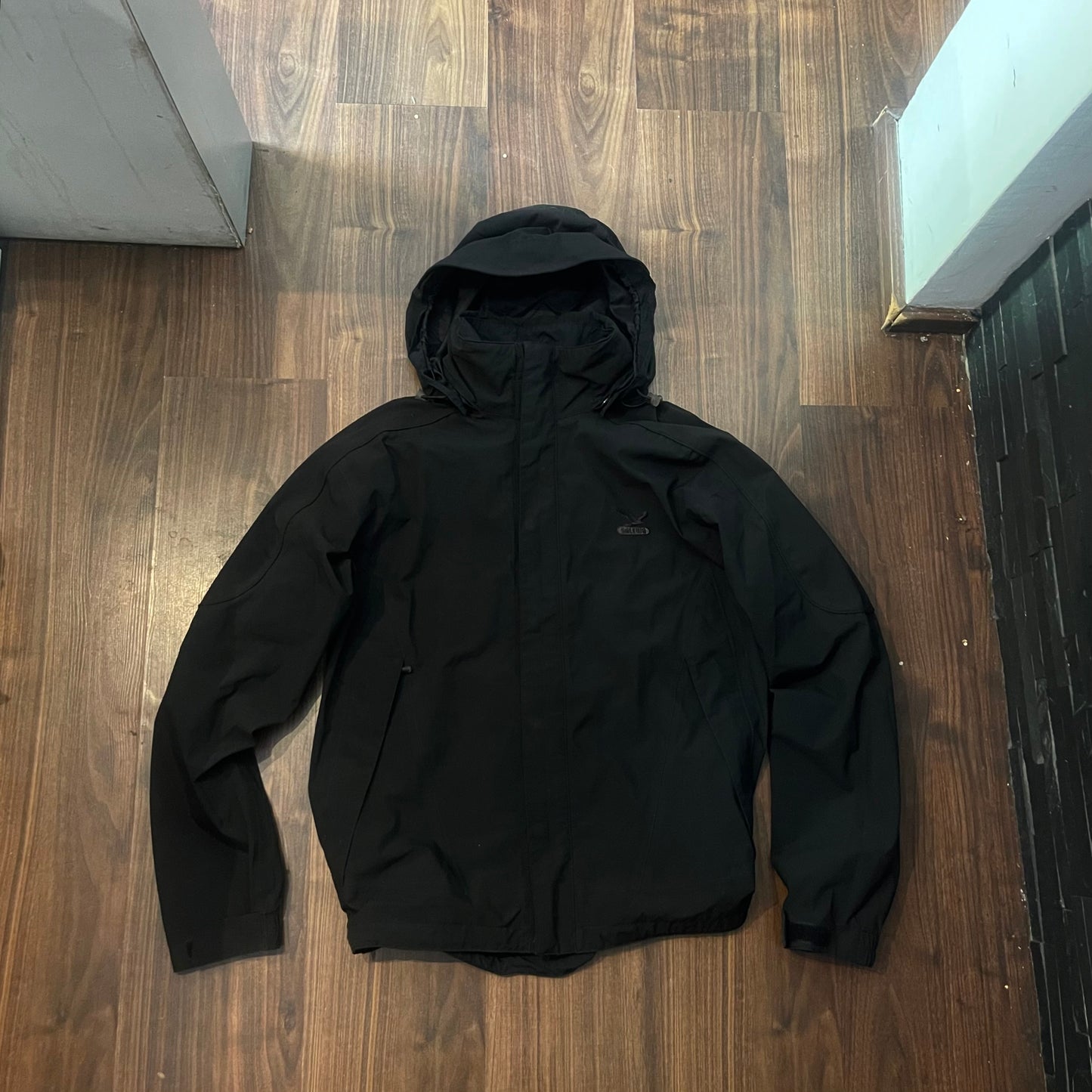 Regen Jacke von Salewa (M Herren) Goretex wasser-, winddicht schwarz