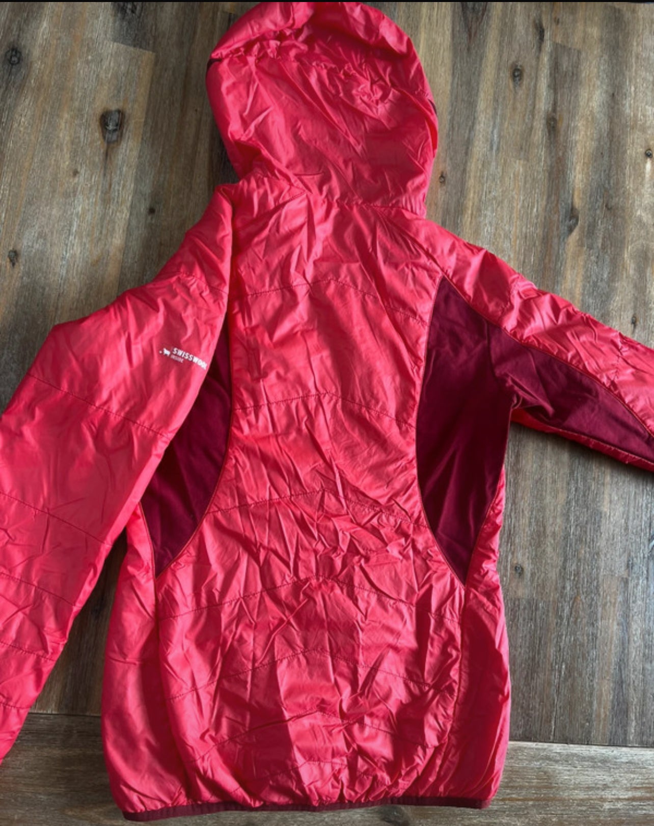 Wolle / Daunen Jacke von Ortovox (S Damen) rosa mit Kapuze