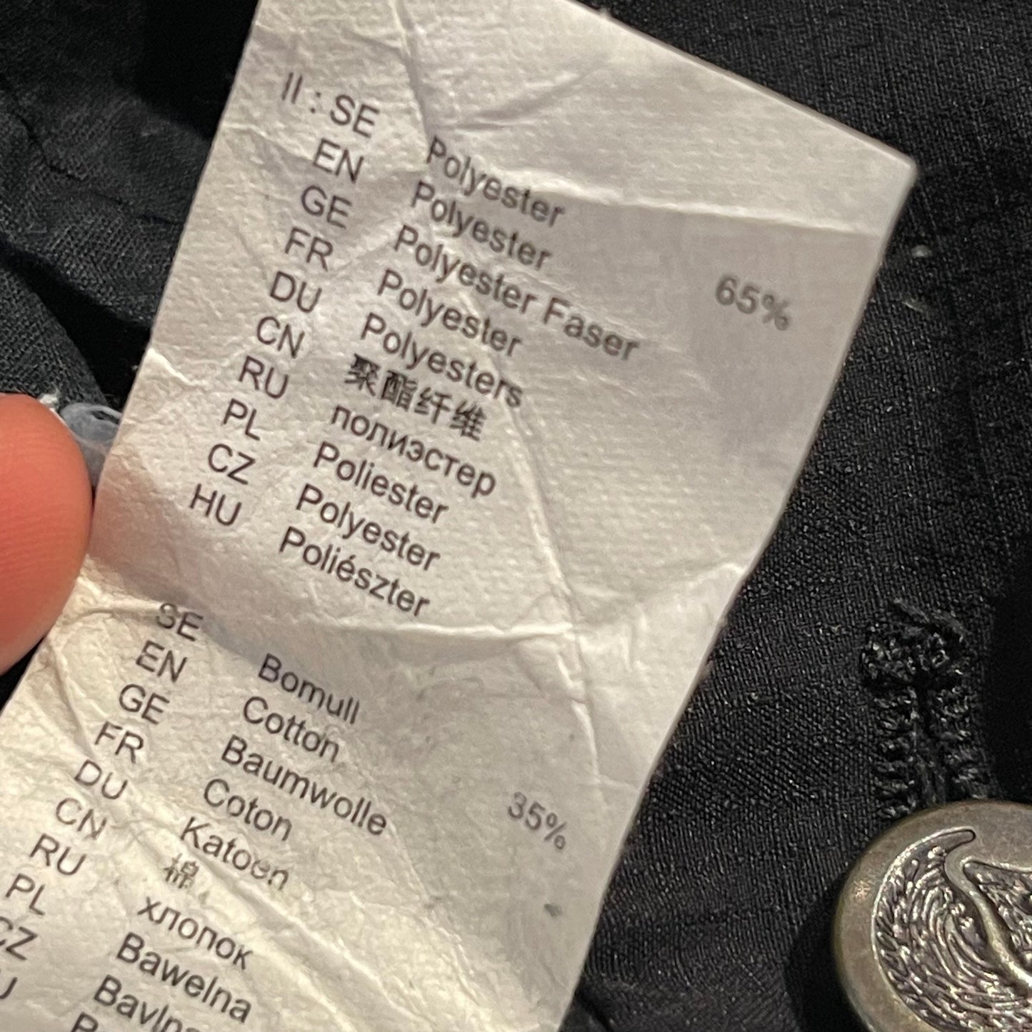 Outdoor Hose Fjällräven (S Damen) wasserabweisend Anthrazit