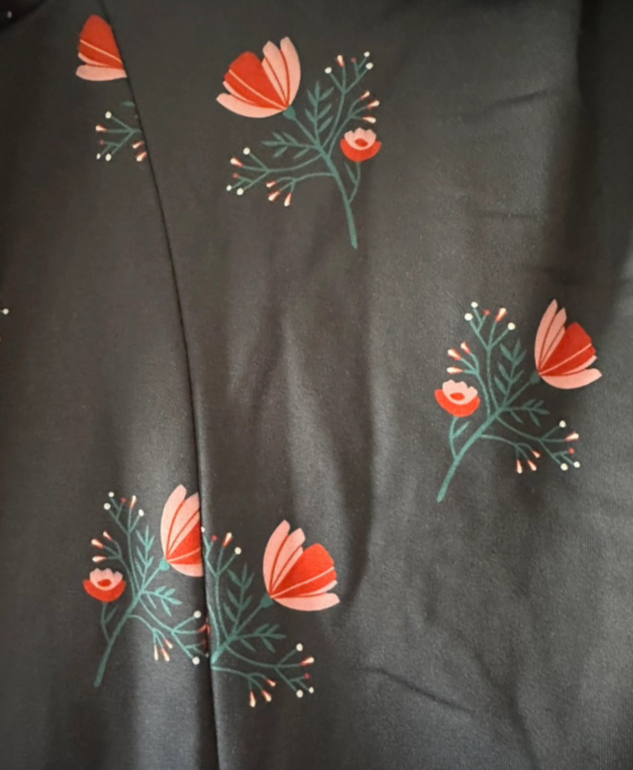 Extraleichte Jacke von Maloja (S Damen) Softshell dunkelblau Blumen Print