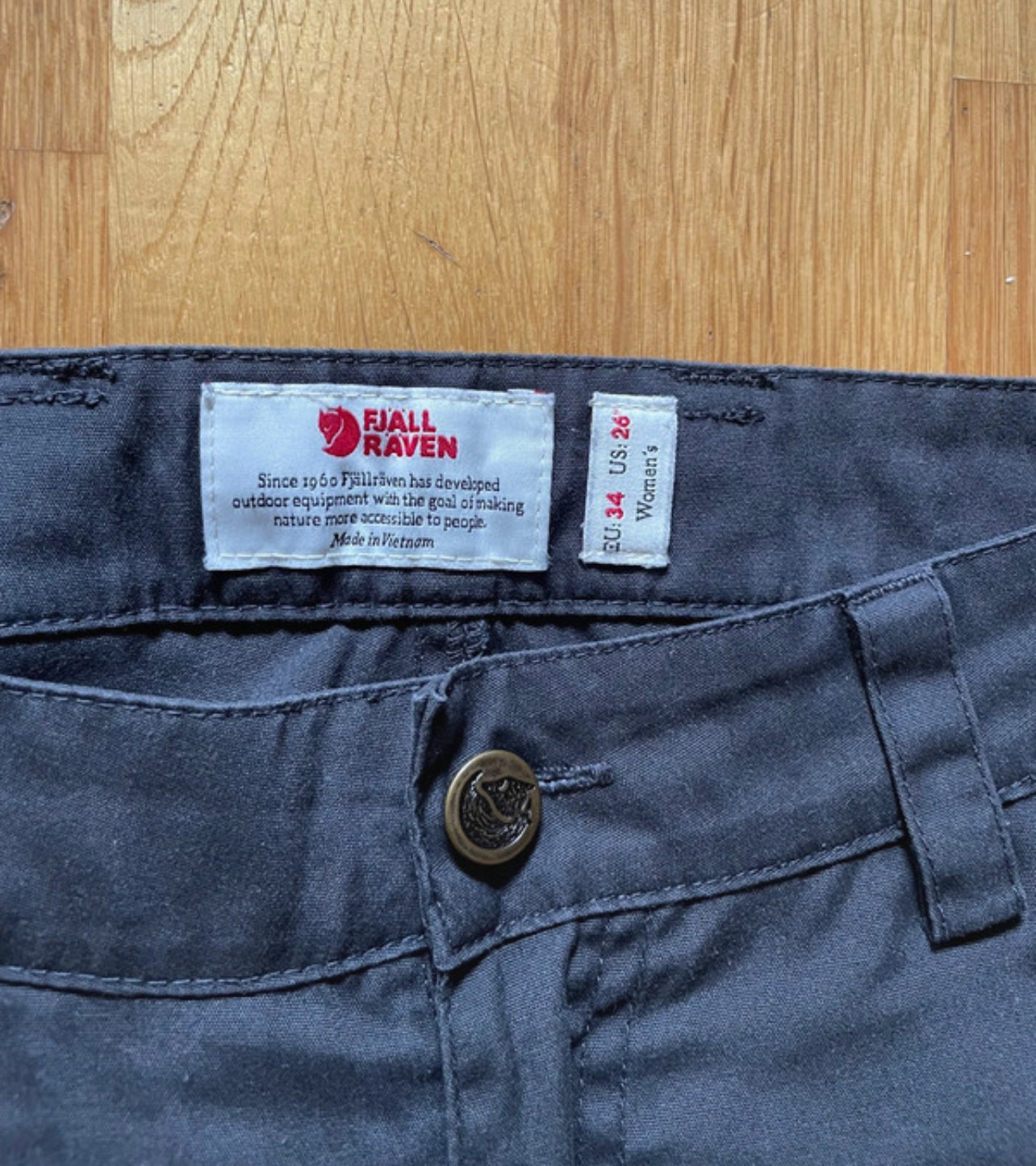 Trekking Hose Fjällräven Barents Pro (XS /34) dunkelgrau schwarz