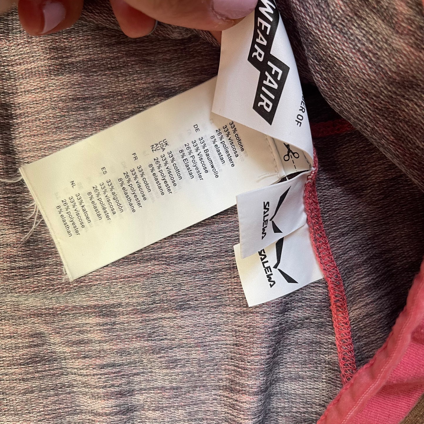 Fleece Jacke von Salewa (M Damen) Sweatshirt Hoodie rosa
