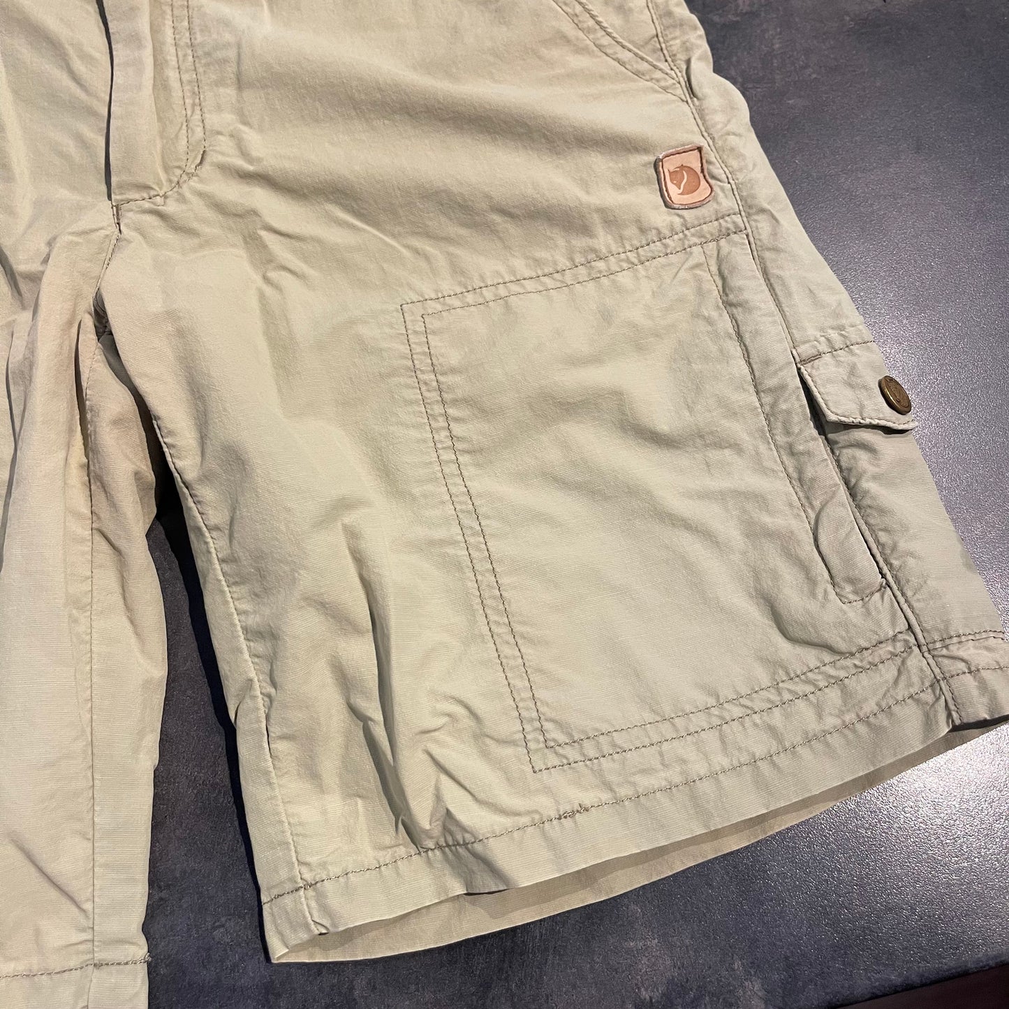 Kurze Trekking Hose von Fjällräven (XS Damen) Shorts beige