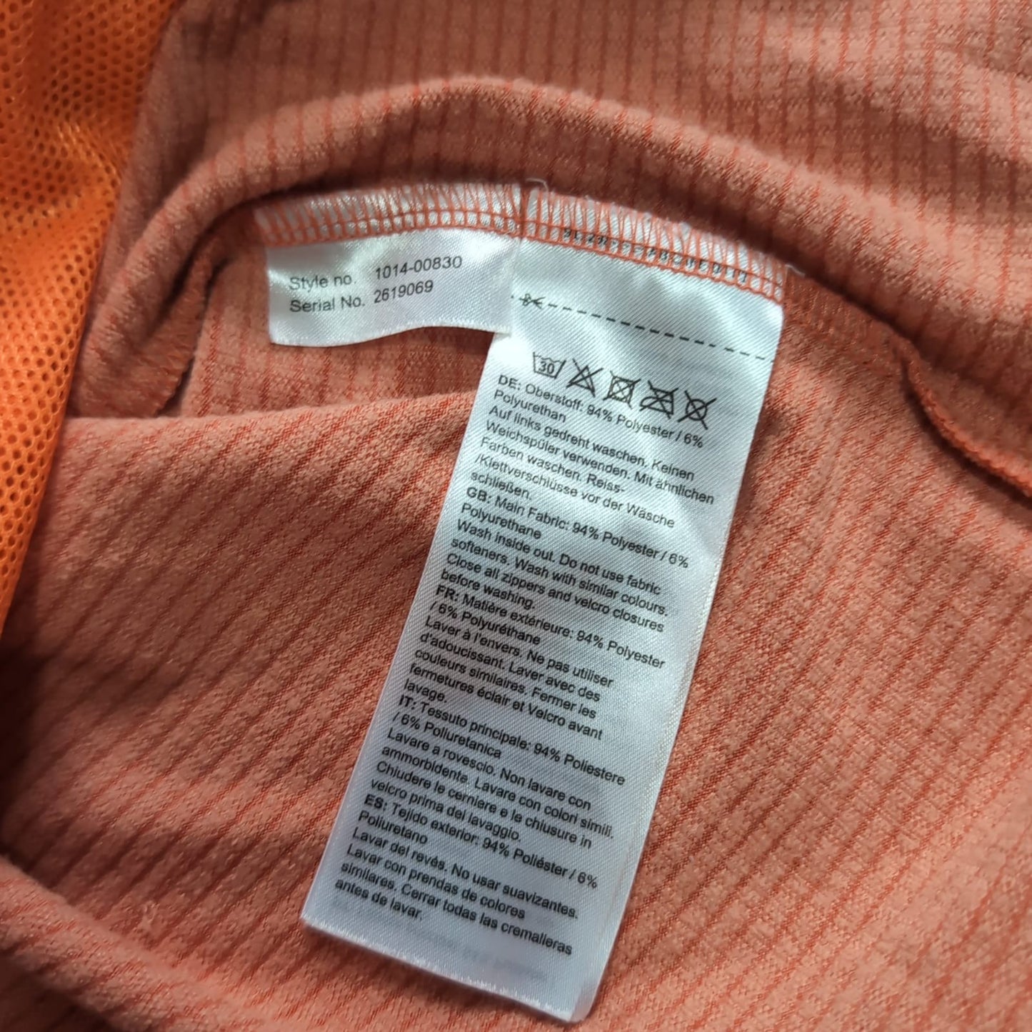 Ultraleichte Fleece Jacke von Mammut ( XL ) korallenrot