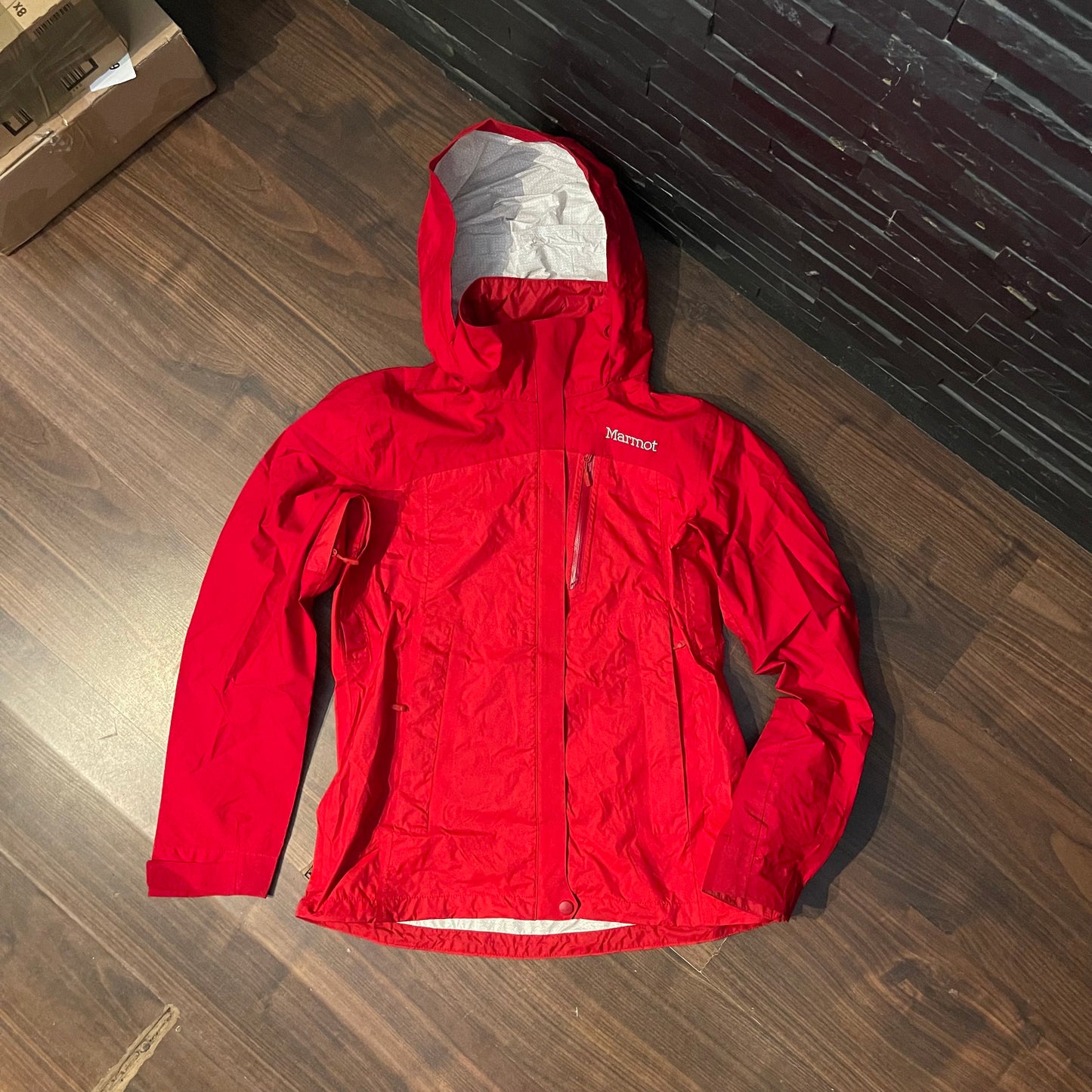Hardshell Jacke von Marmot (S Damen) Regenjacke rot