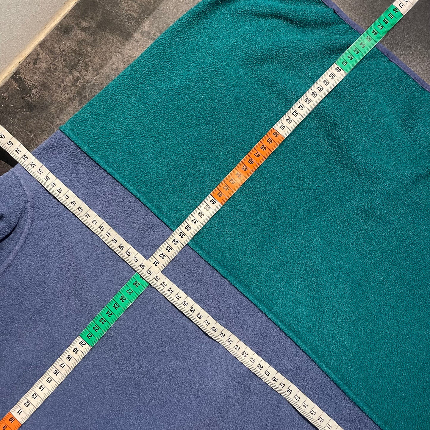 Fleece Pullover Patagonia (S-M Herren/ L Damen) blau- grün