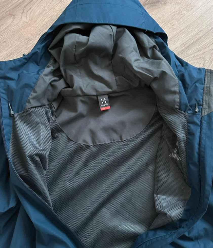 Hardshell Jacke von Haglöfs (L Damen) Proof - dark ocean