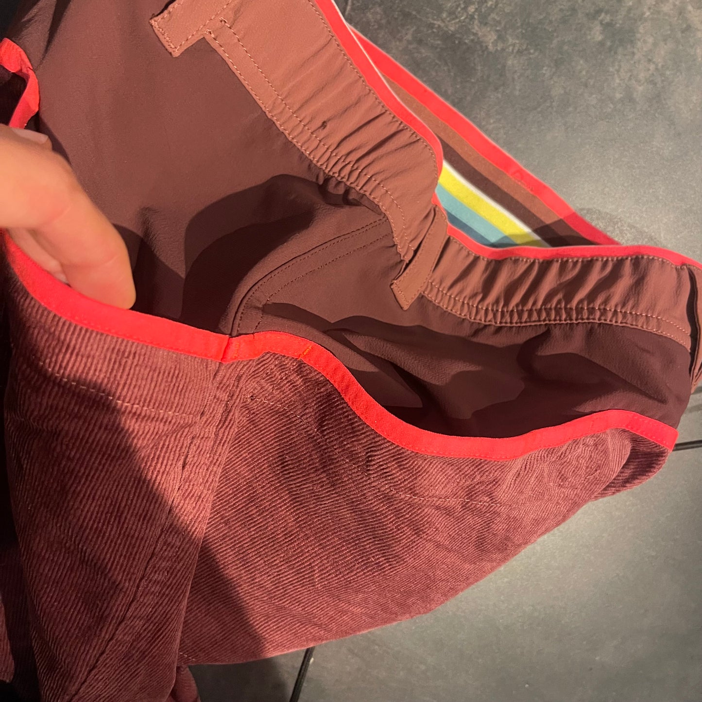 Trekking Hose von Ortovox mit Merino (S Damen) Cord beerenfarbig