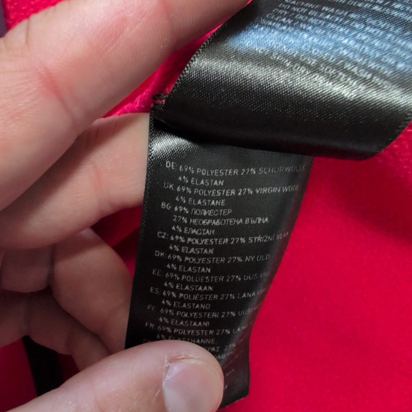 Ortovox Fleece Jacke Merino inside (M Damen) Hoodie korallenrot