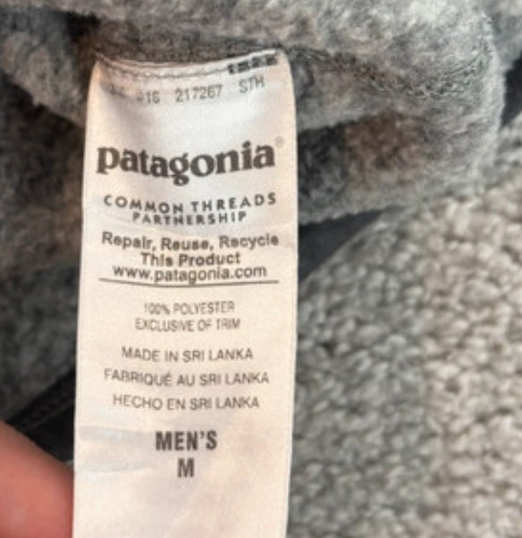 Patagonia Better Sweater Weste (M Herren) Strickoptik Fleece grau