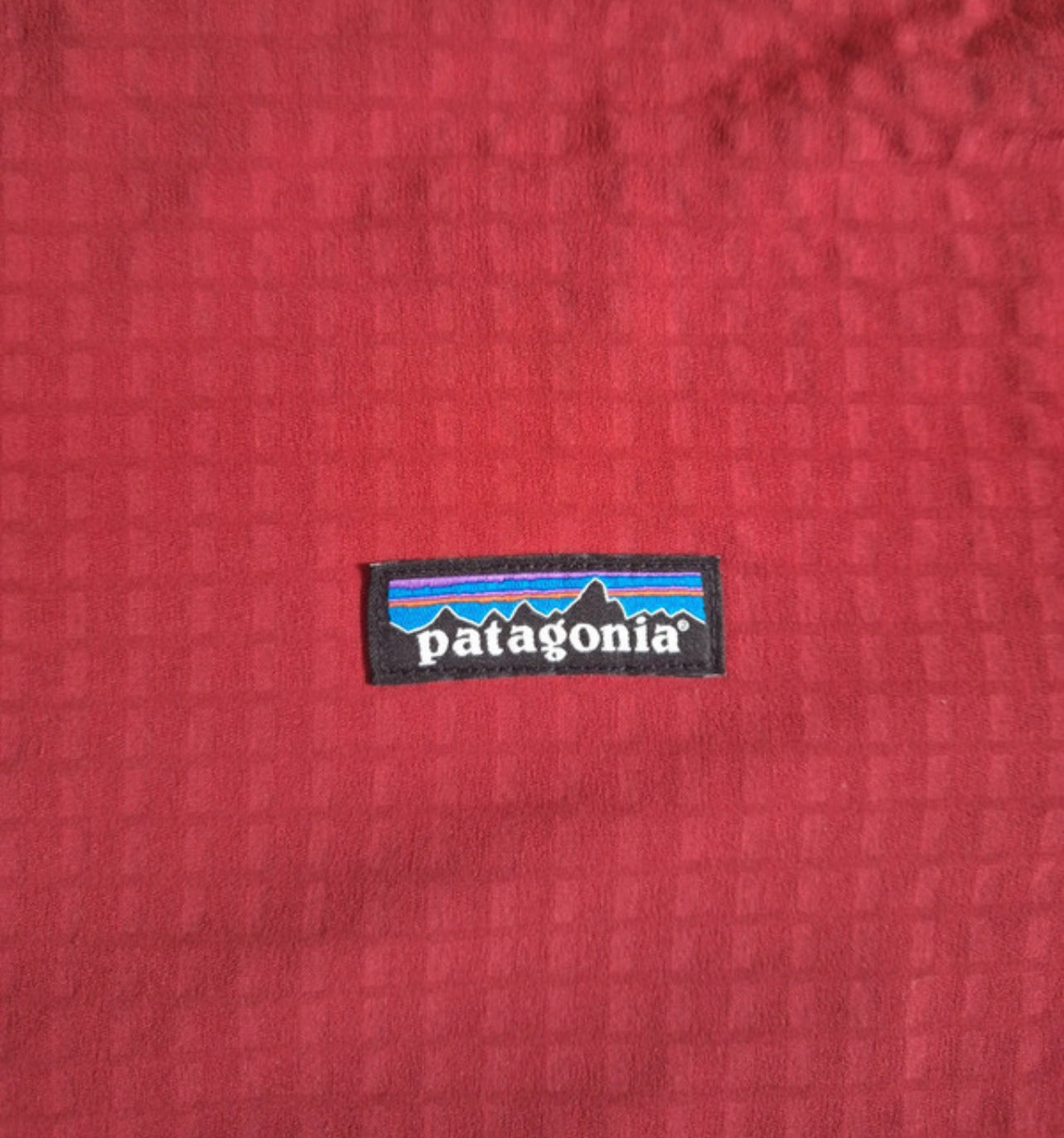 Jacke von Patagonia R1 Air (M Herren) Full-Zip rot