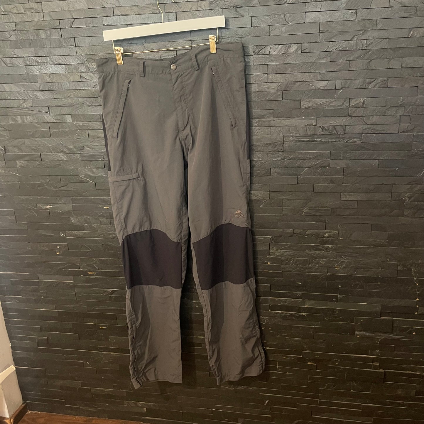 Hose von Vaude (Herren XL) Trekkinghose grau-schwarz