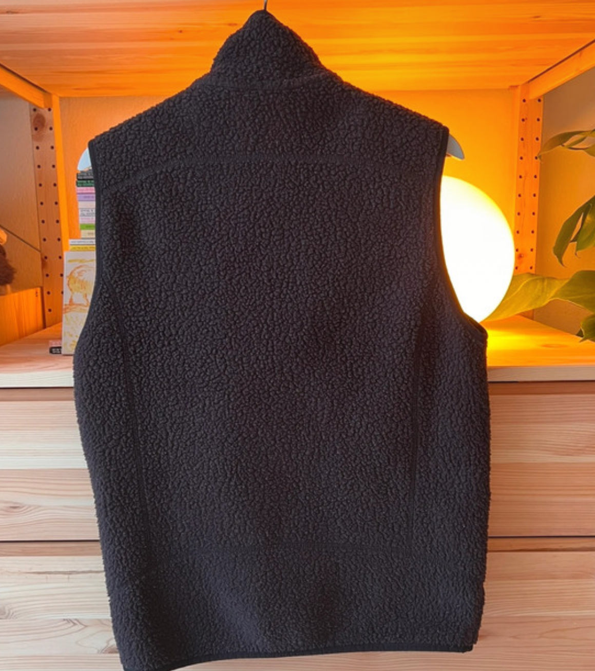 Retro Pile Weste von Patagonia (S Herren) Teddy Fleece schwarz