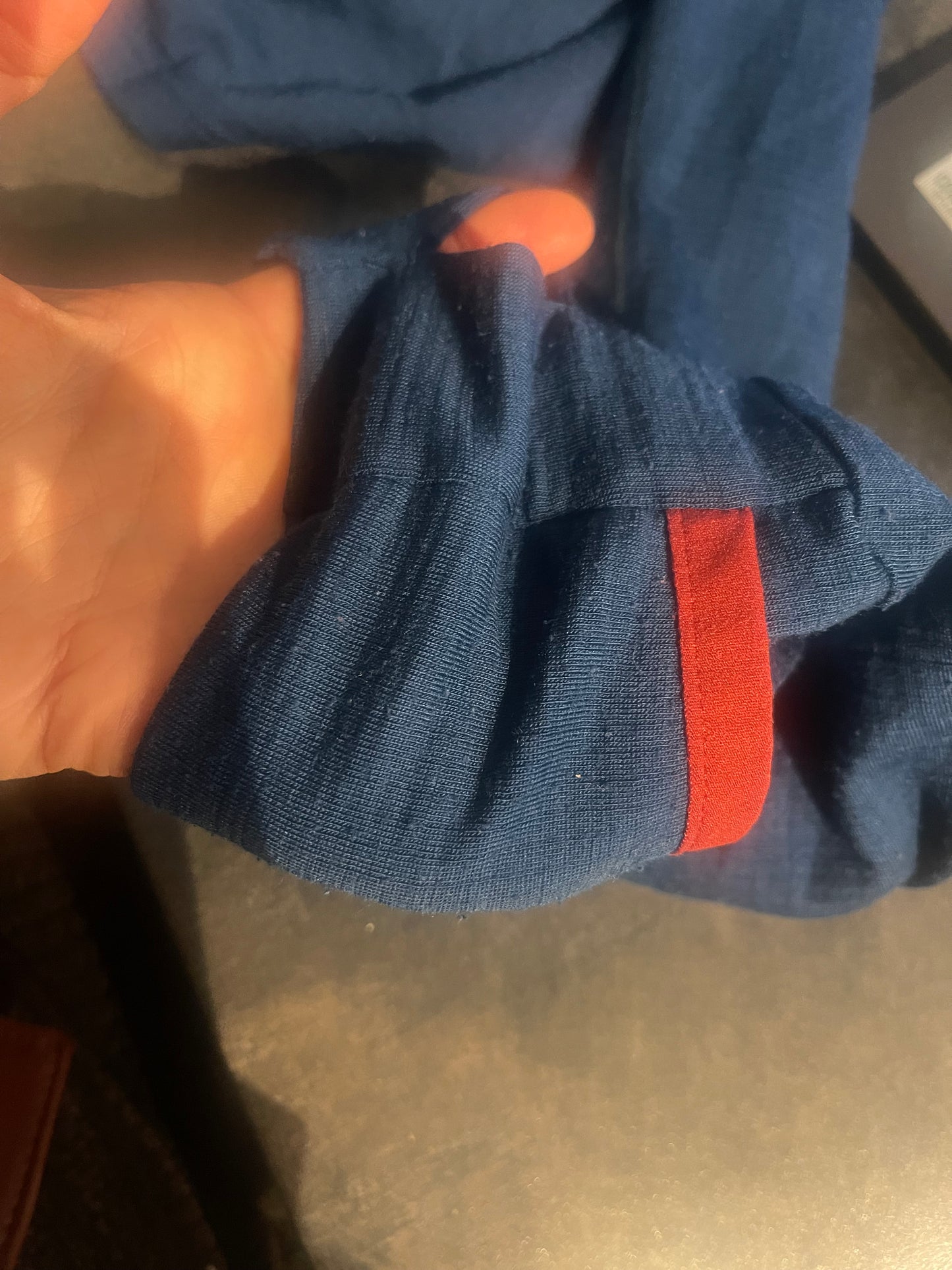 Merino Longsleeve von Icebreaker (XL Damen) 1/3 Zip Hoodie blau