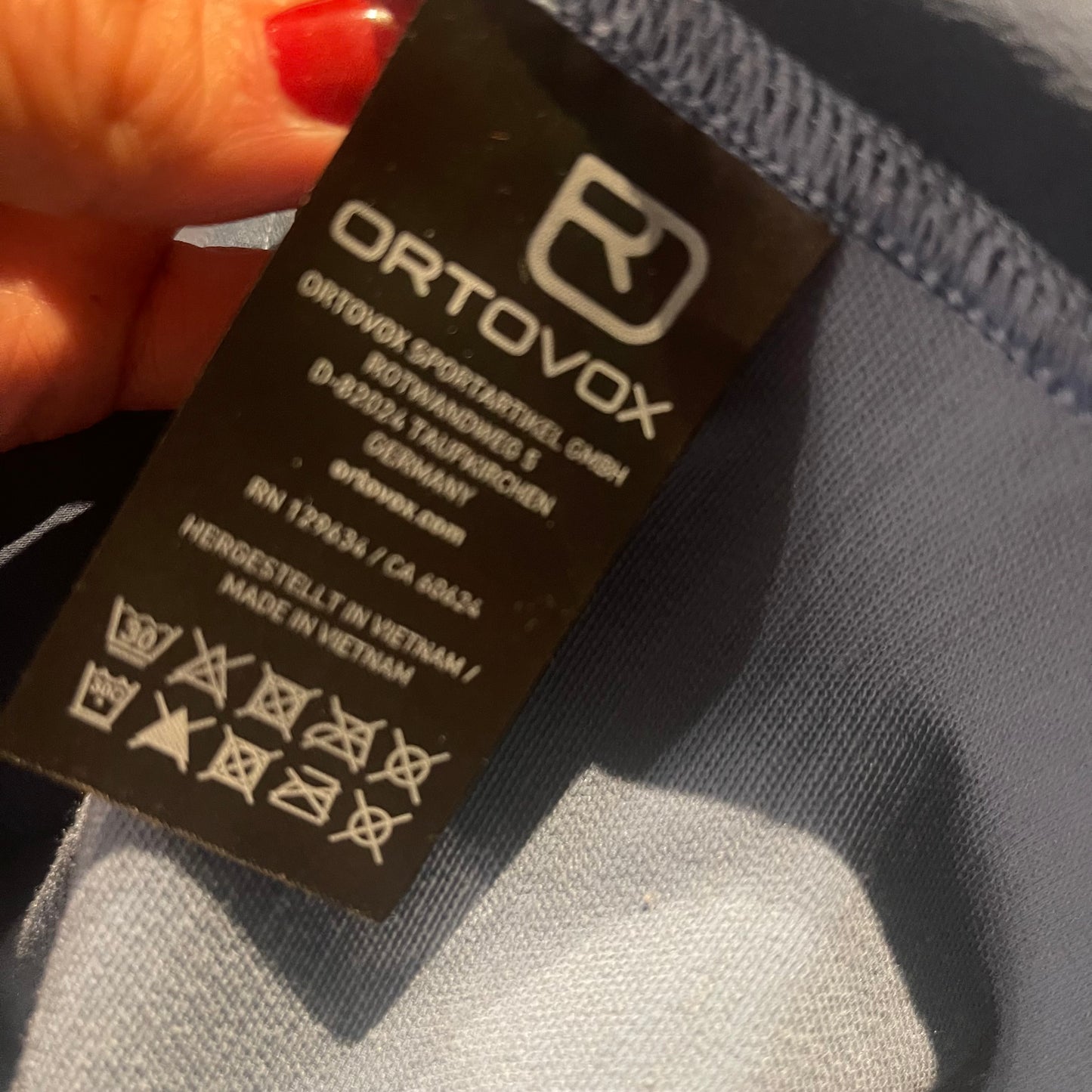 Jacke von Ortovox Merino (XS Damen) Softshell blau